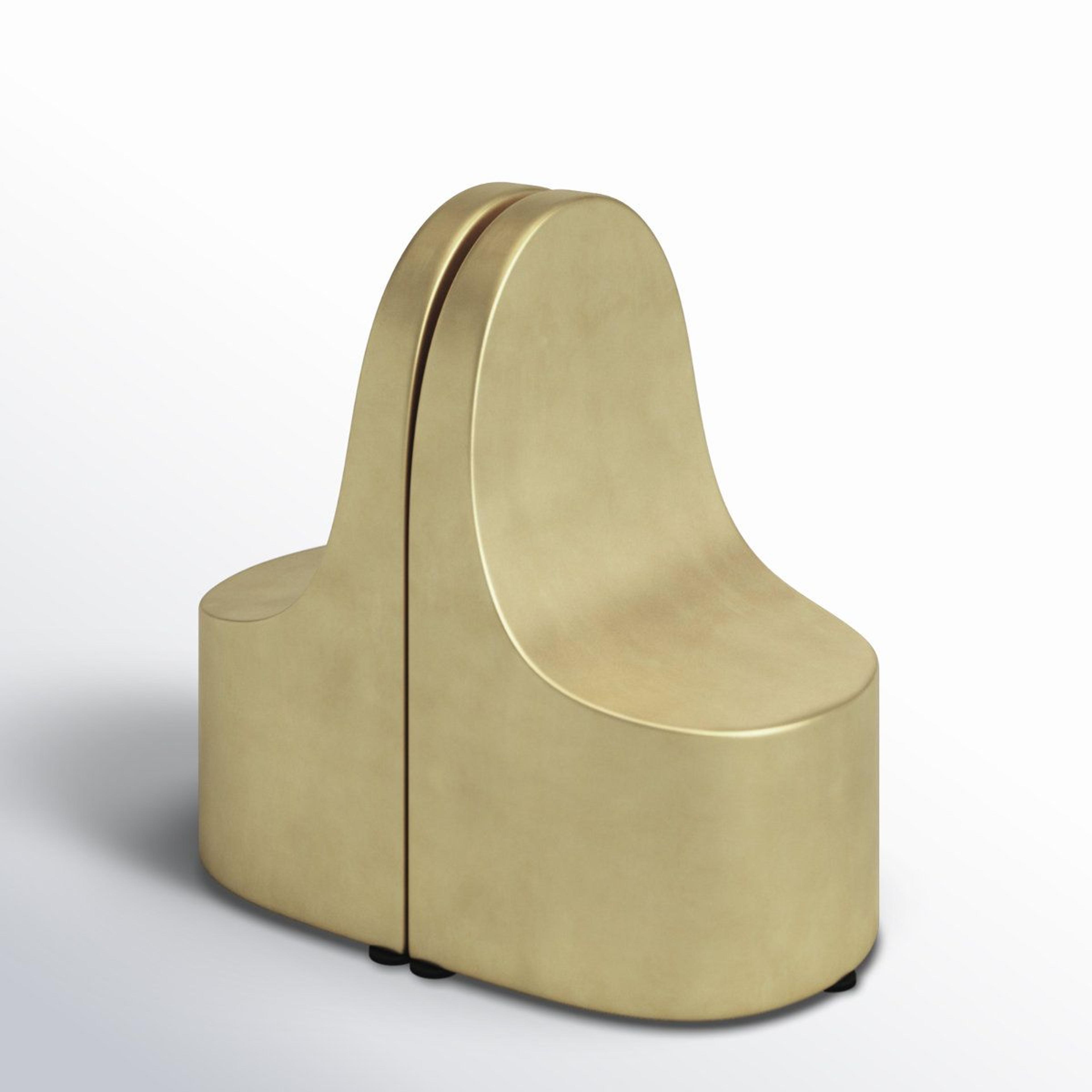 modern gold ceramic bookends set of 2 for stylish bookshelf decor