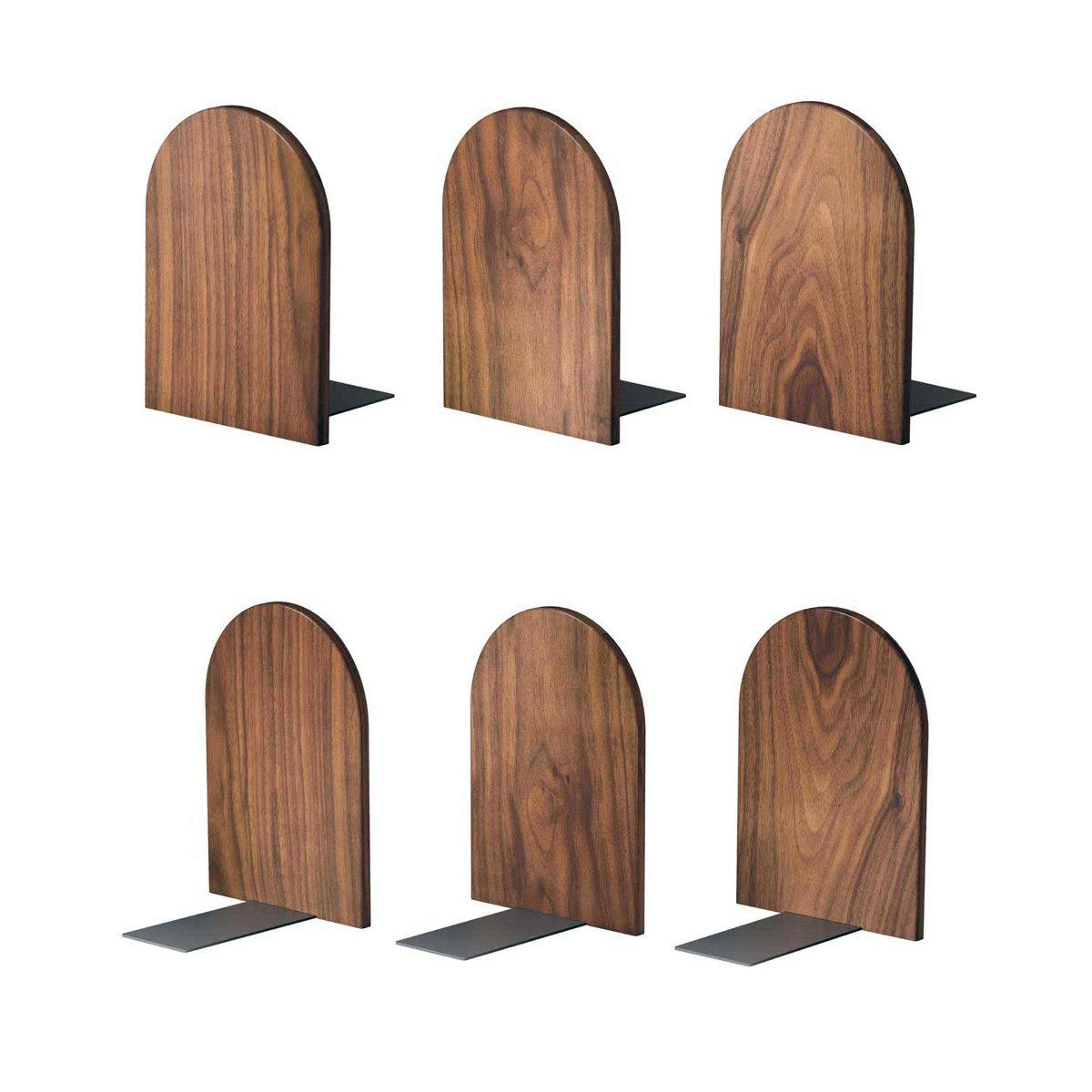 walnut wood bookends for heavy books heavy duty non skid l shaped