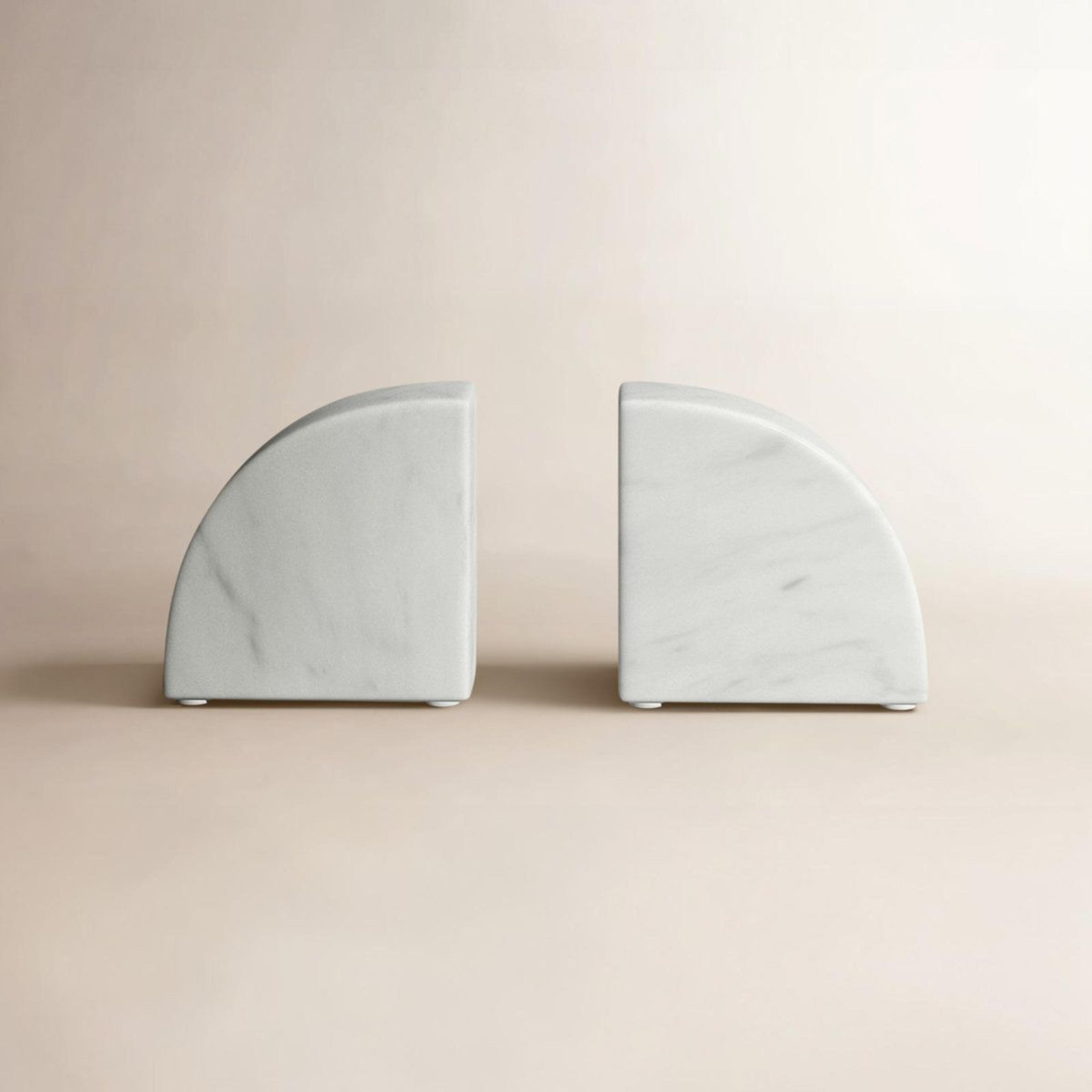 matheson marble bookends set of 2 modern decorative bookends