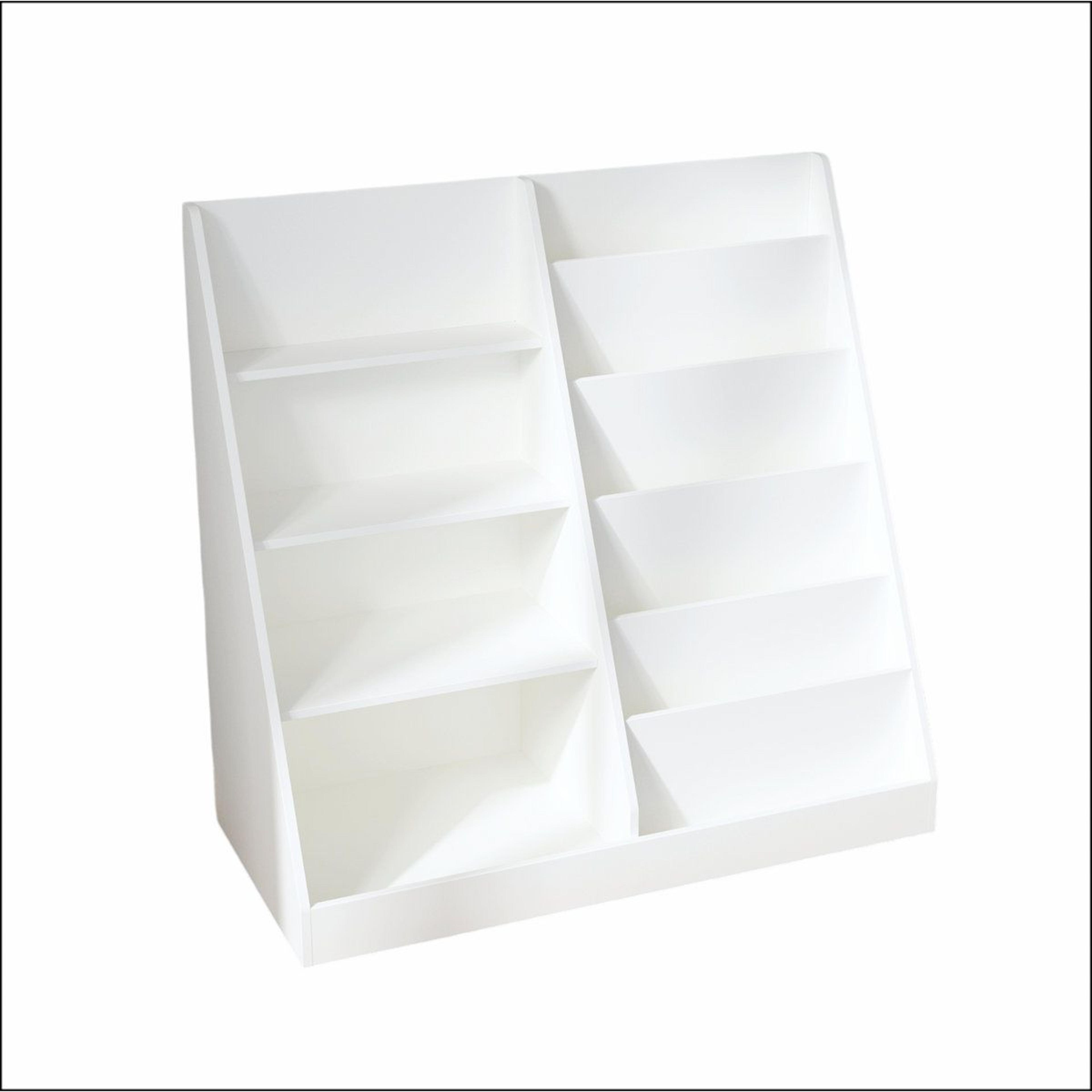 multifunctional 4 tier kids bookshelf toy storage organizer