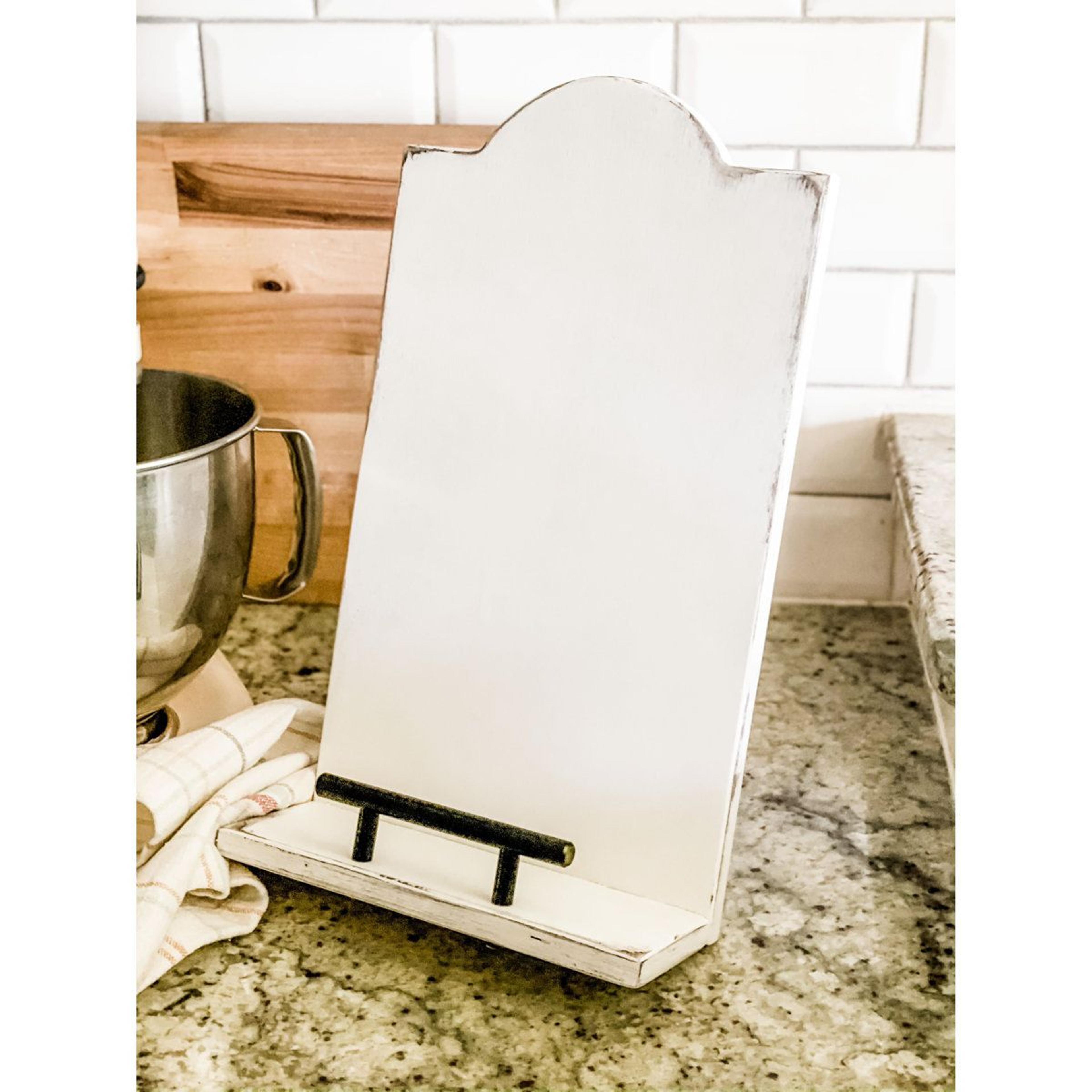 13 inch wooden cookbook stand recipe holder tablet stand