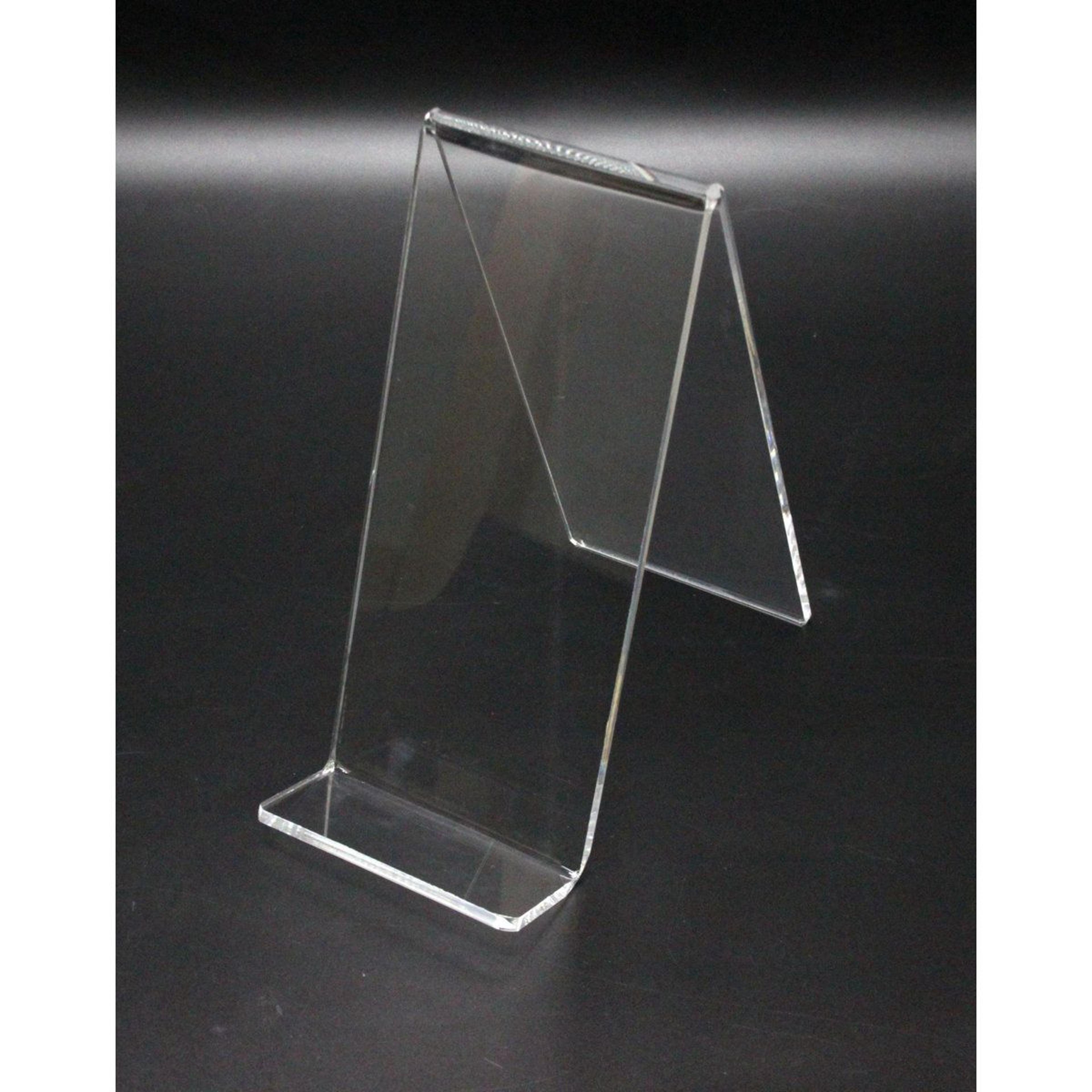 displays 9.4 inch clear acrylic book and picture display easel stand