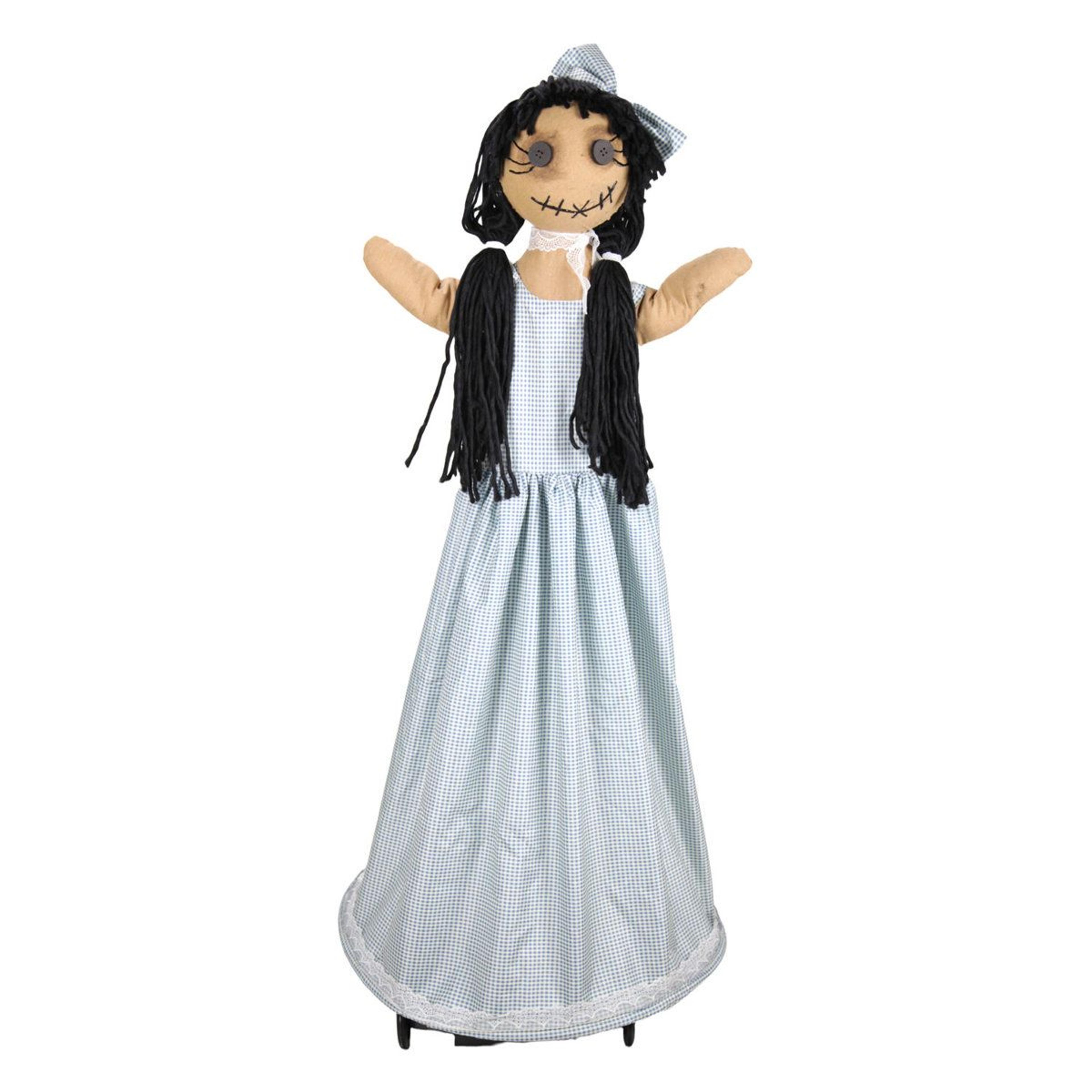 haunted hill farm 4.9 ft walking girl halloween animatronic sound activated scary doll