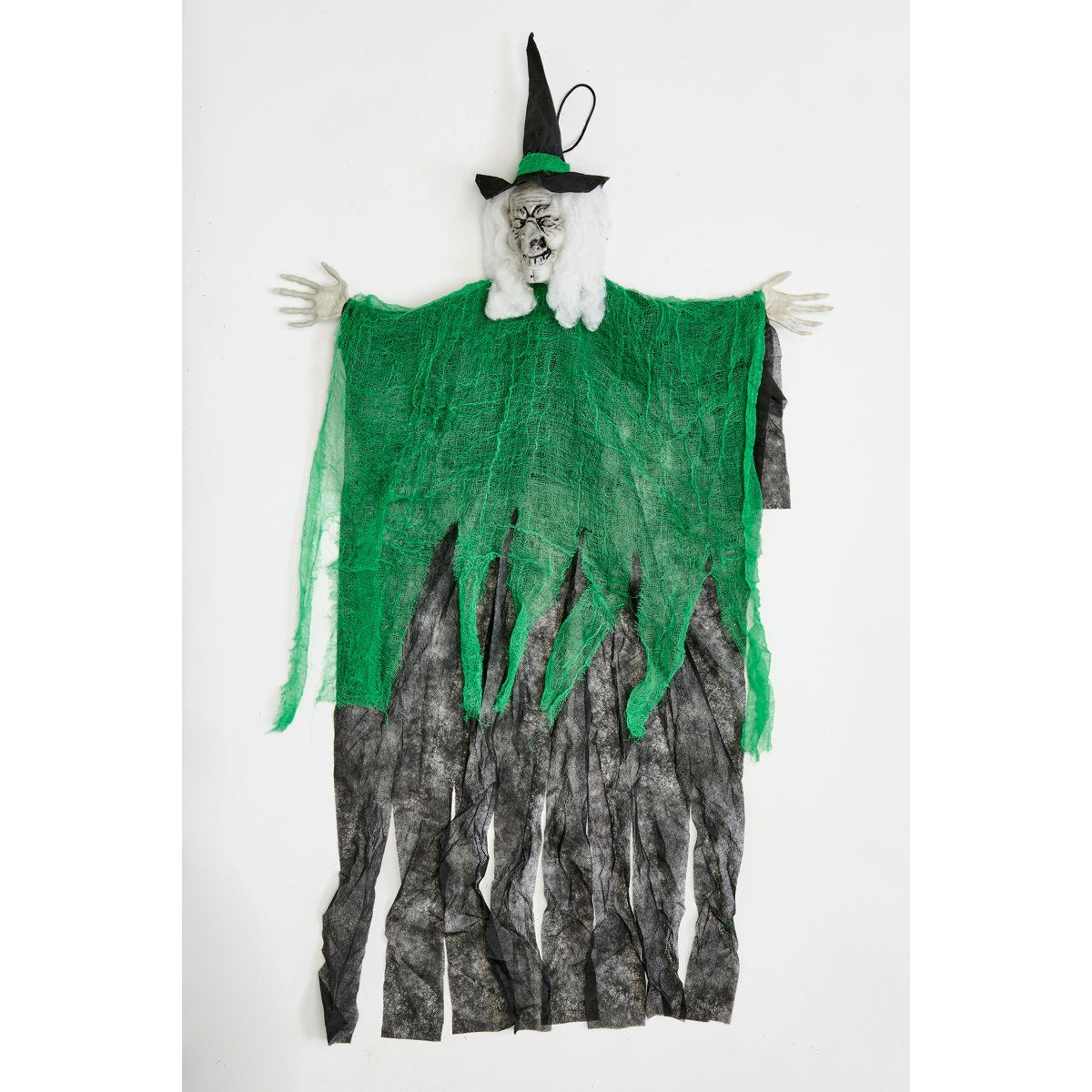 36 inch hanging halloween witch set of 3 spooky indoor outdoor decor