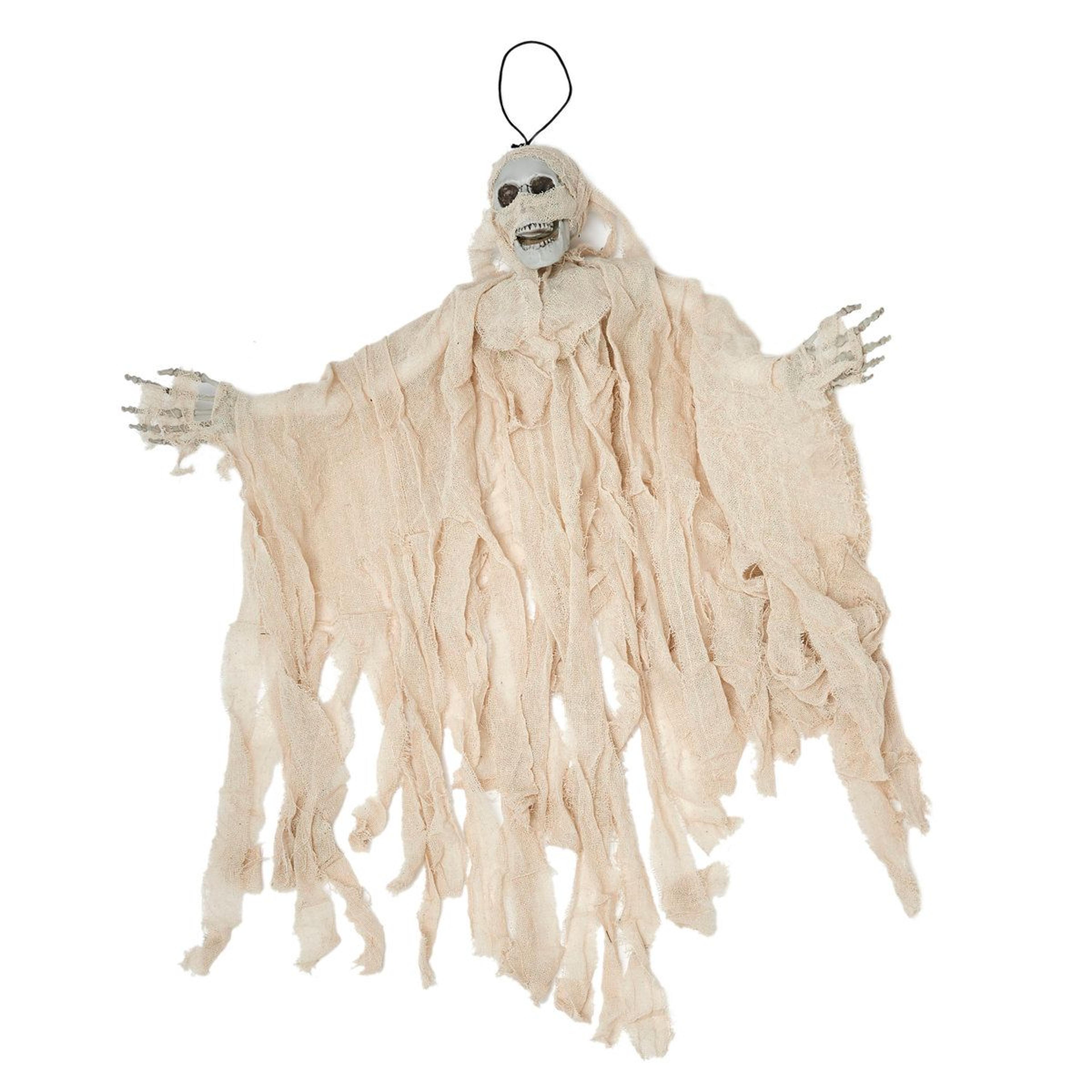 35 inch halloween hanging mummy decoration outdoor indoor spooky decor
