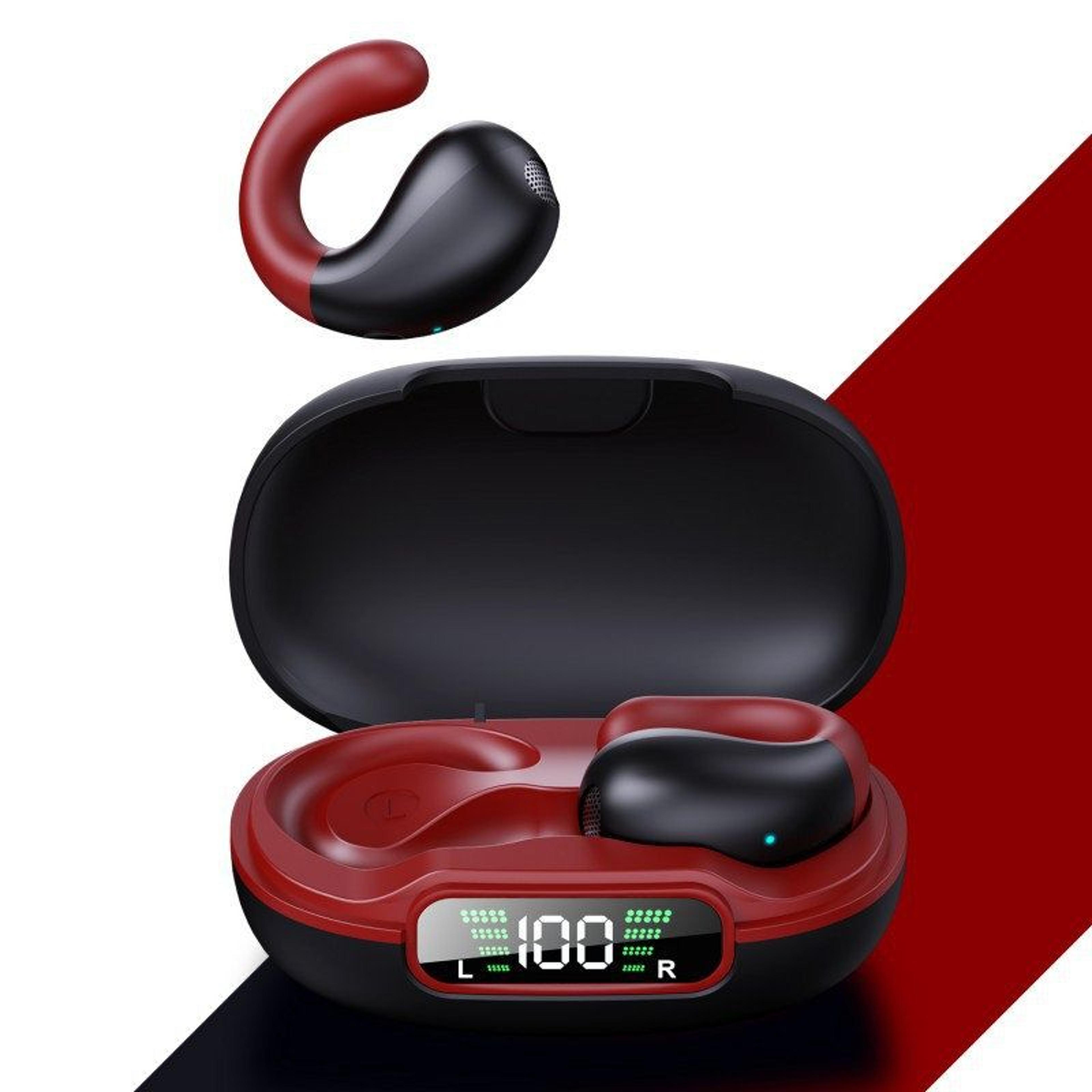 ebern designs bluetooth 5.1 wireless earbuds with digital display charging case