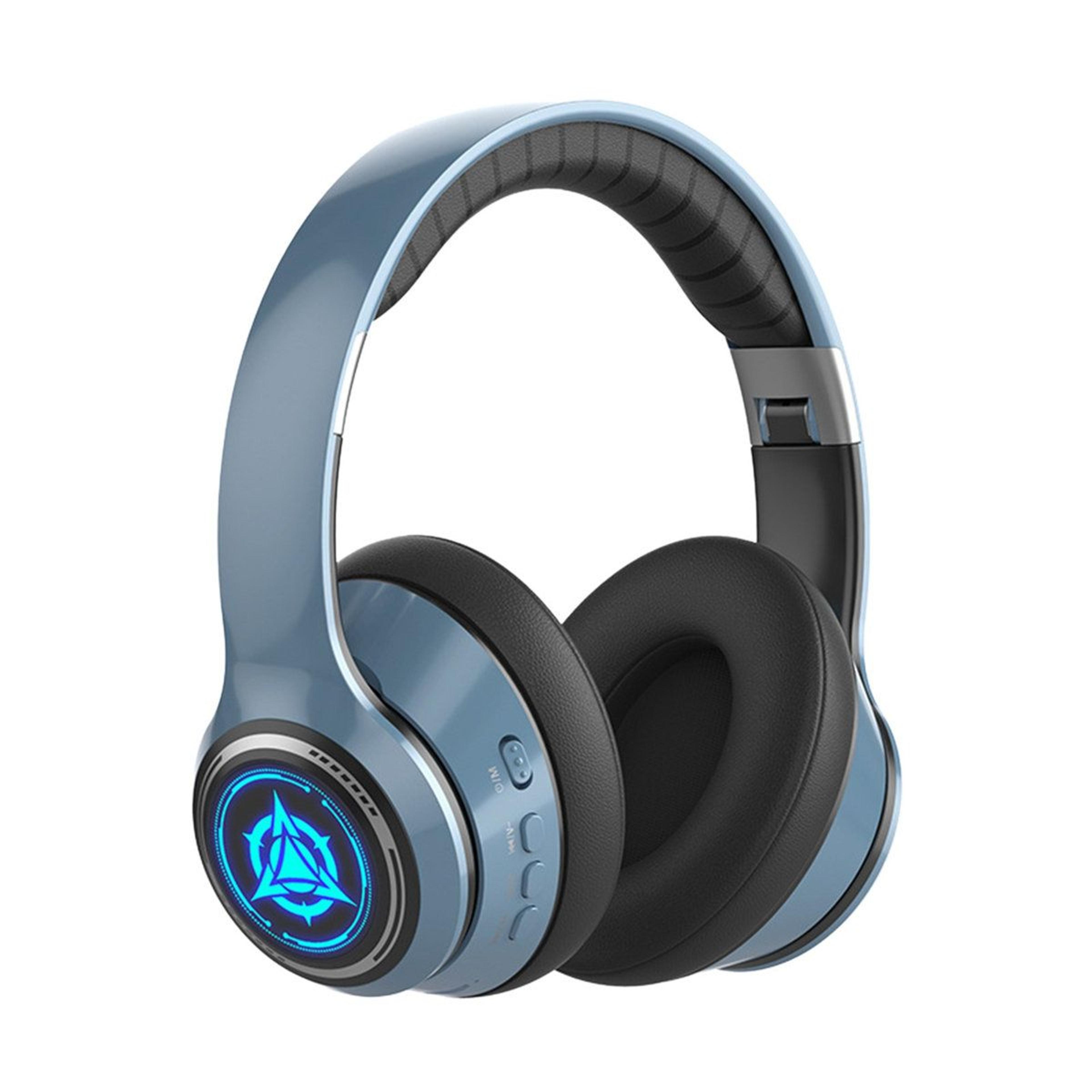 bluetooth 5.2 gaming headset with low latency microphone and 20 hour battery