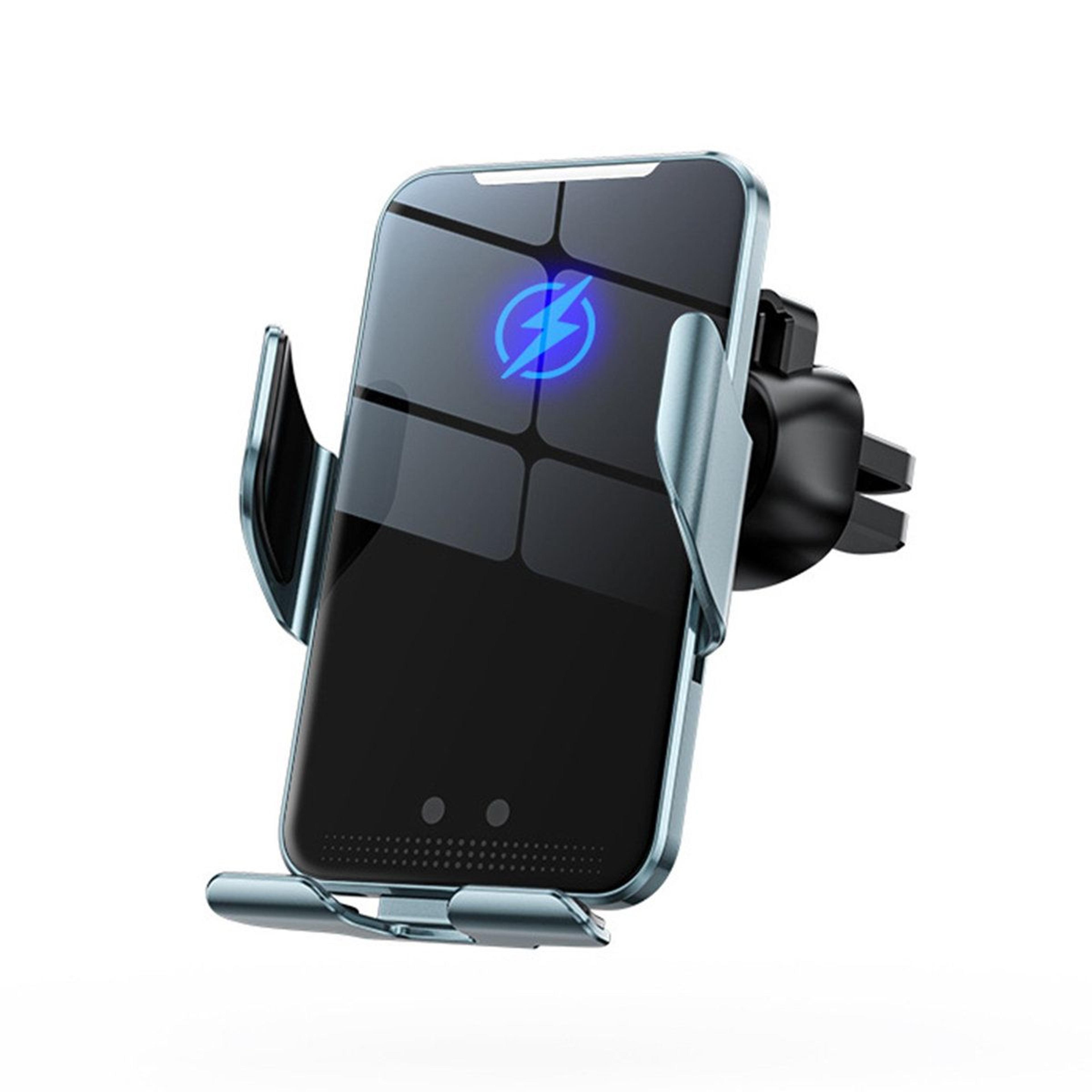wireless car charging phone mount aluminum alloy automatic clamp holder