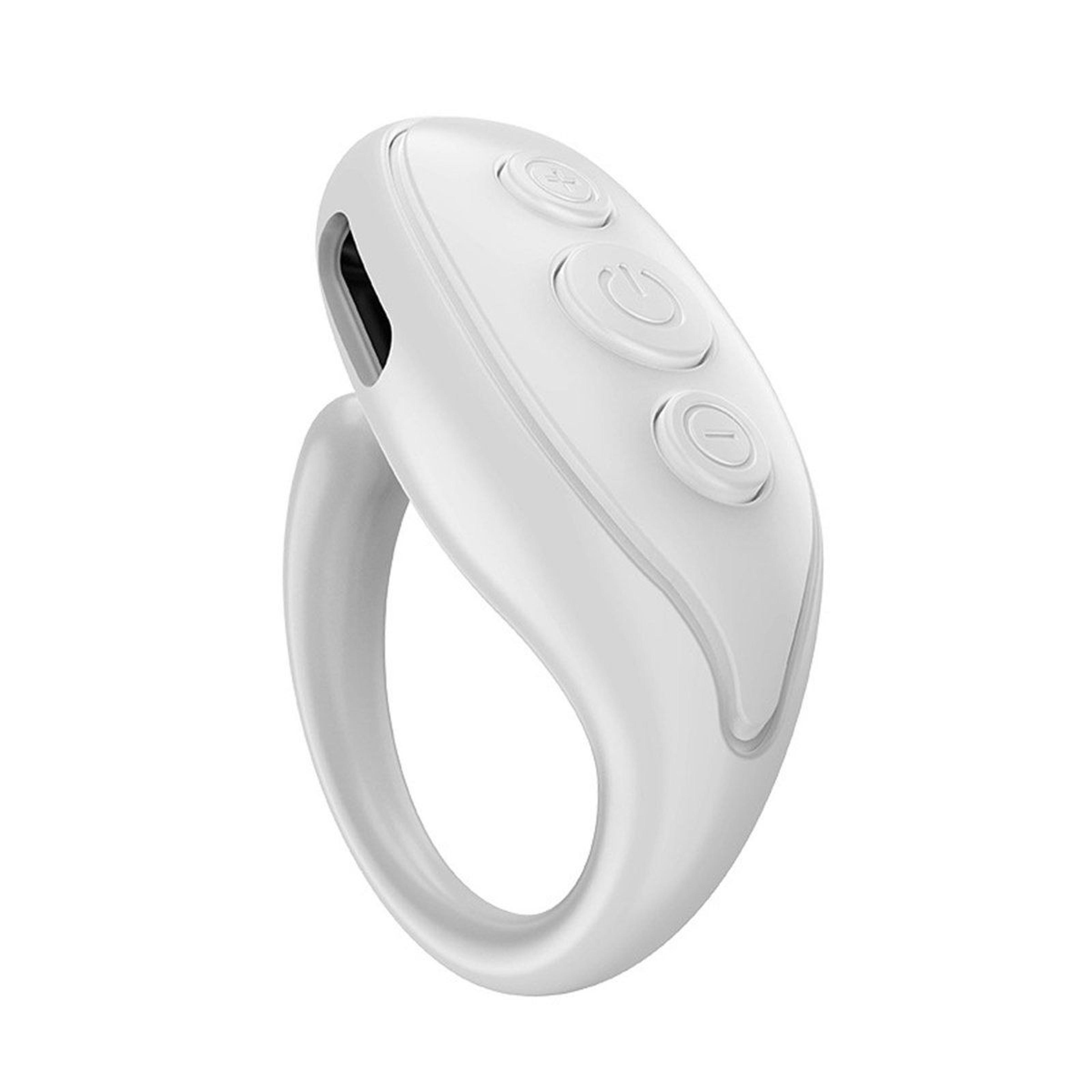 bluetooth remote control ring for smartphone camera and hands free control