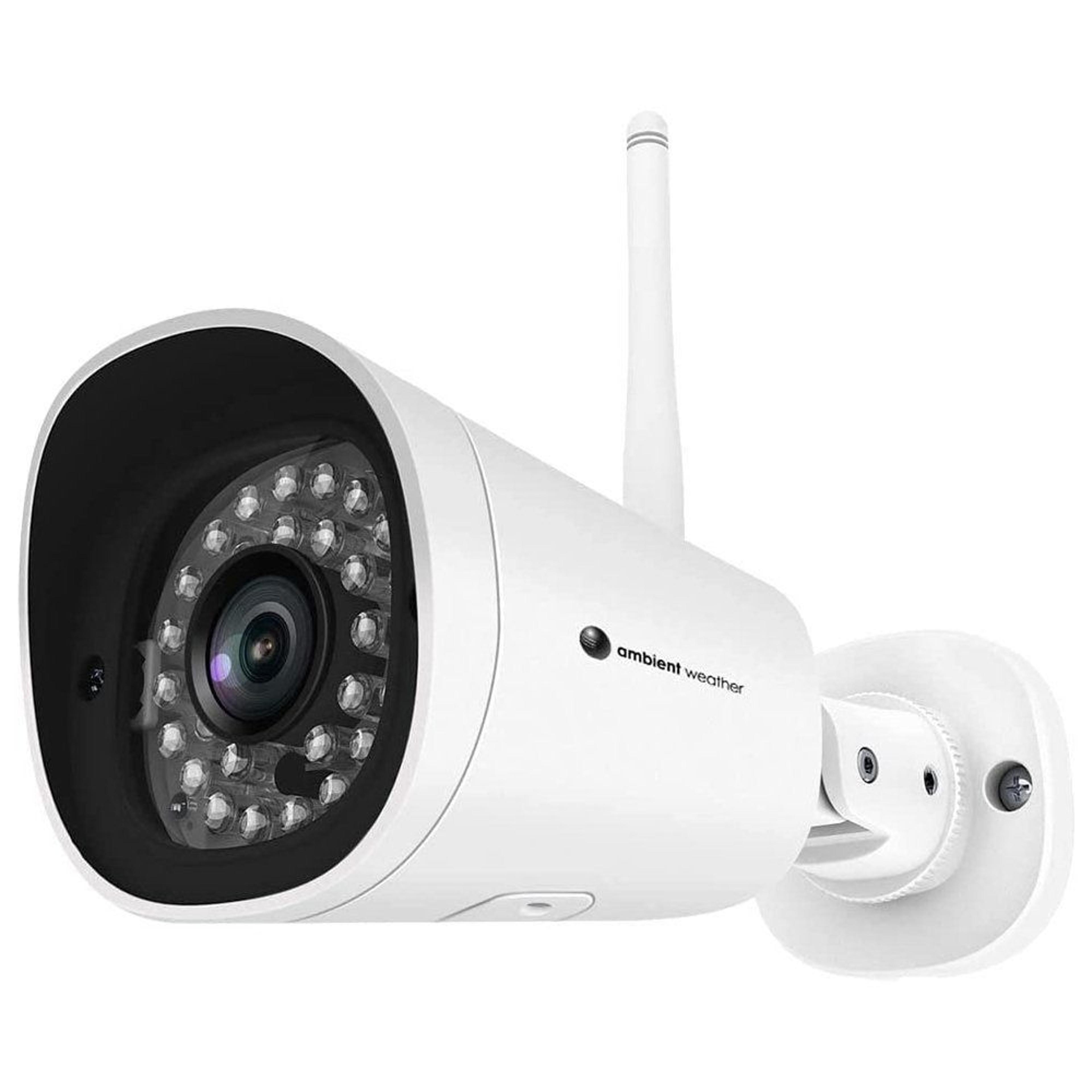 ambient weather 2k 4mp outdoor wi-fi weather camera with night vision