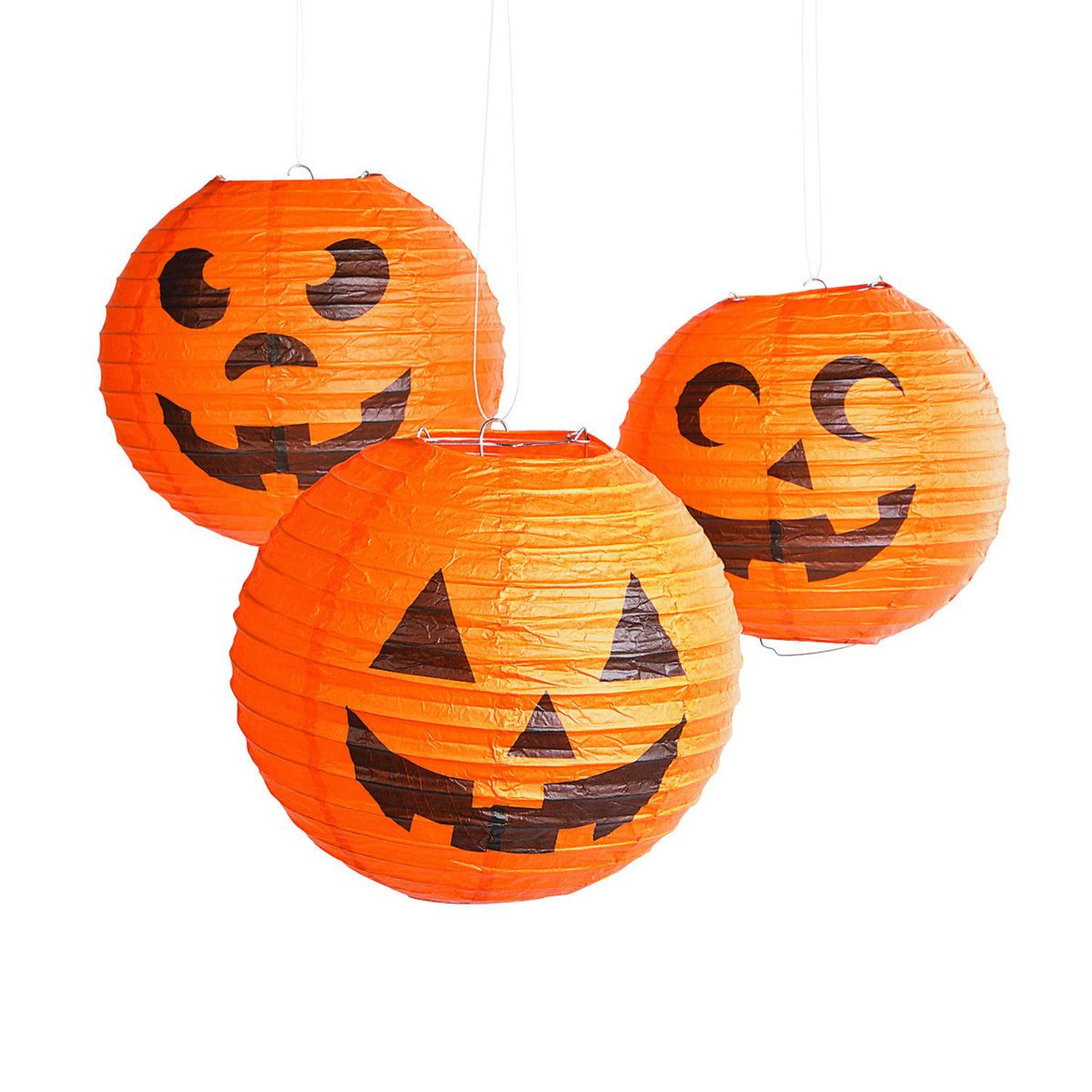 halloween hanging paper lantern set 12 piece indoor party decor