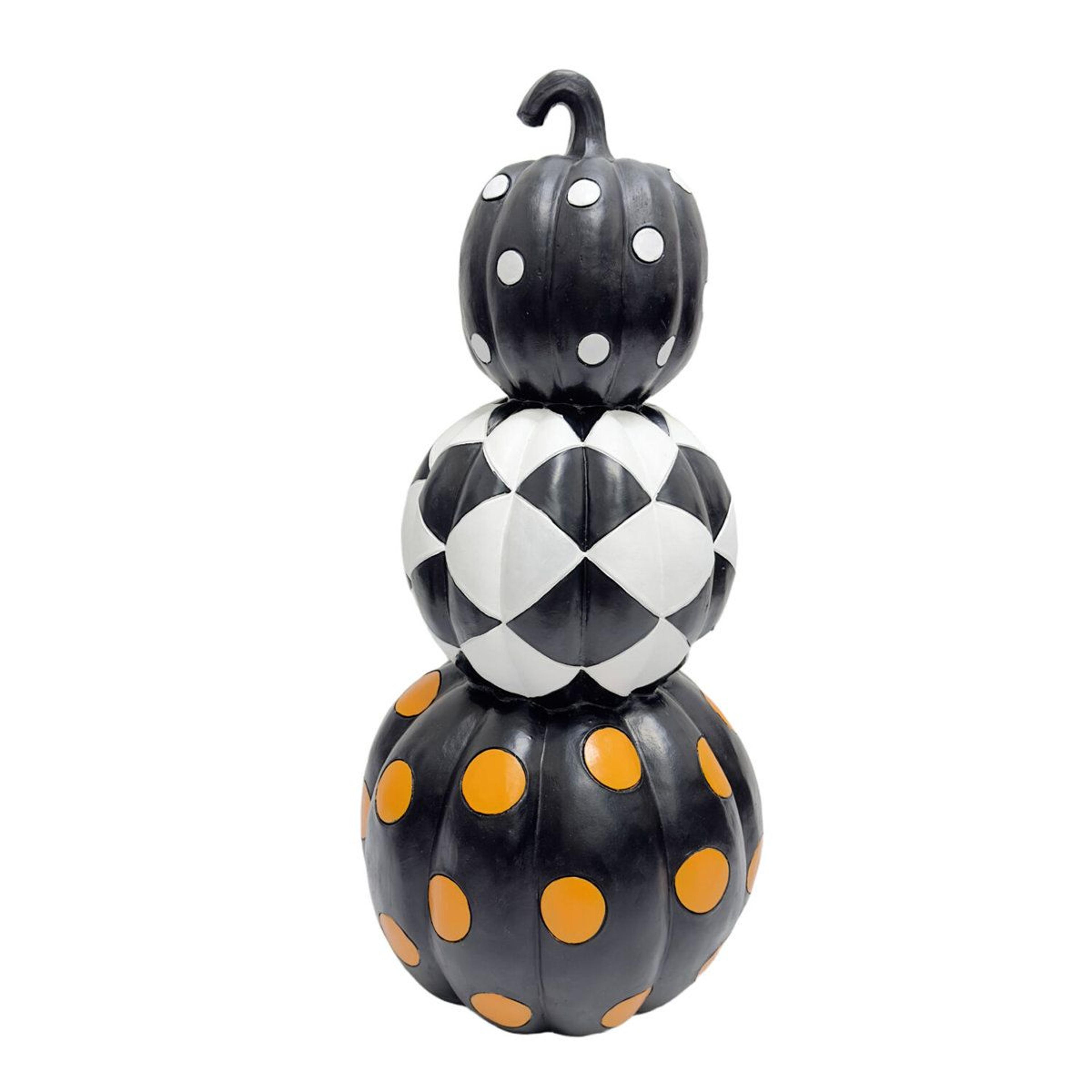 haunted hill farm 28 inch summerween pumpkin stack halloween decor