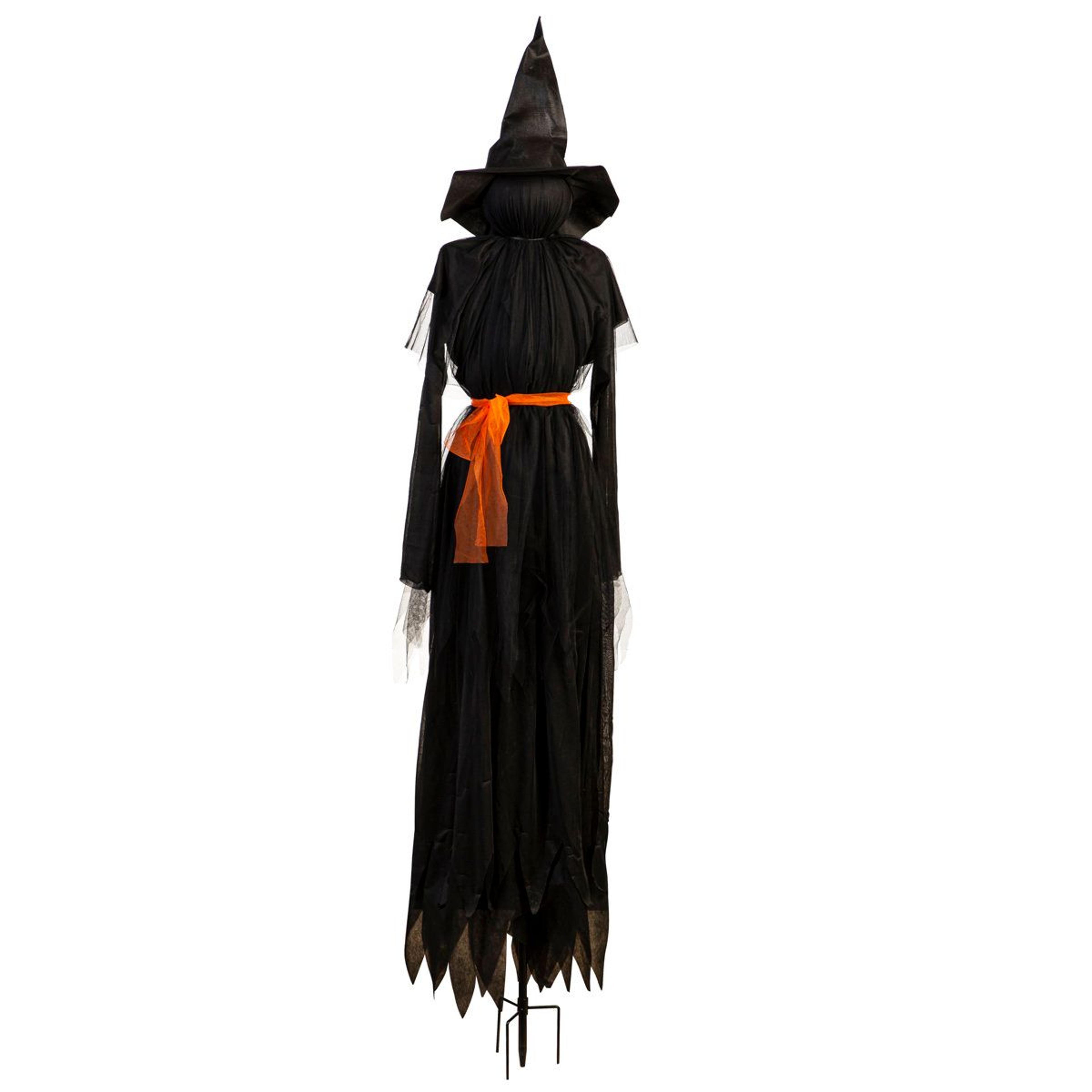 76 inch lighted halloween witch garden stake outdoor yard decor