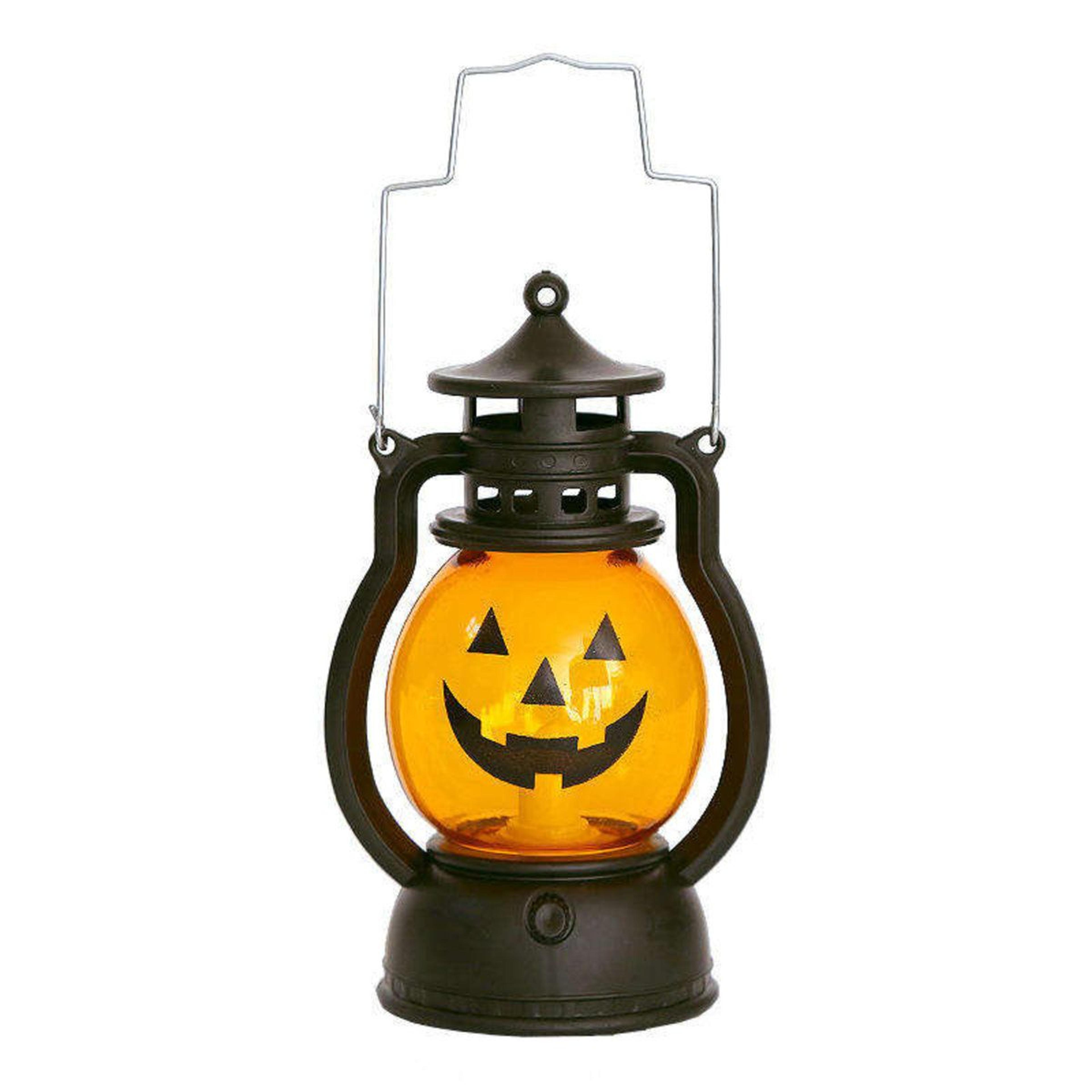 led pumpkin lantern with dracula design for halloween and thanksgiving decor