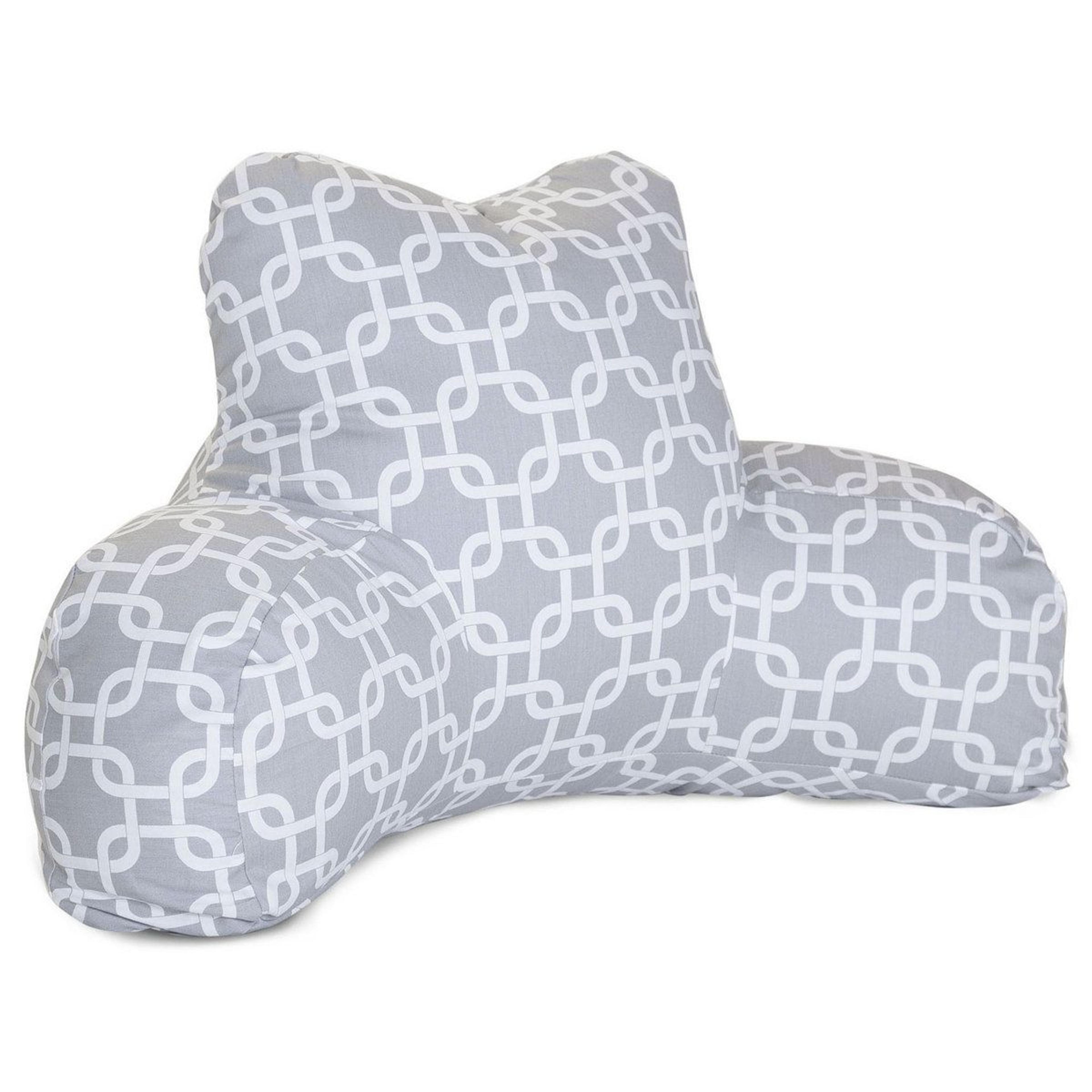 links geometric outdoor reversible backrest pillow for indoor and outdoor comfort