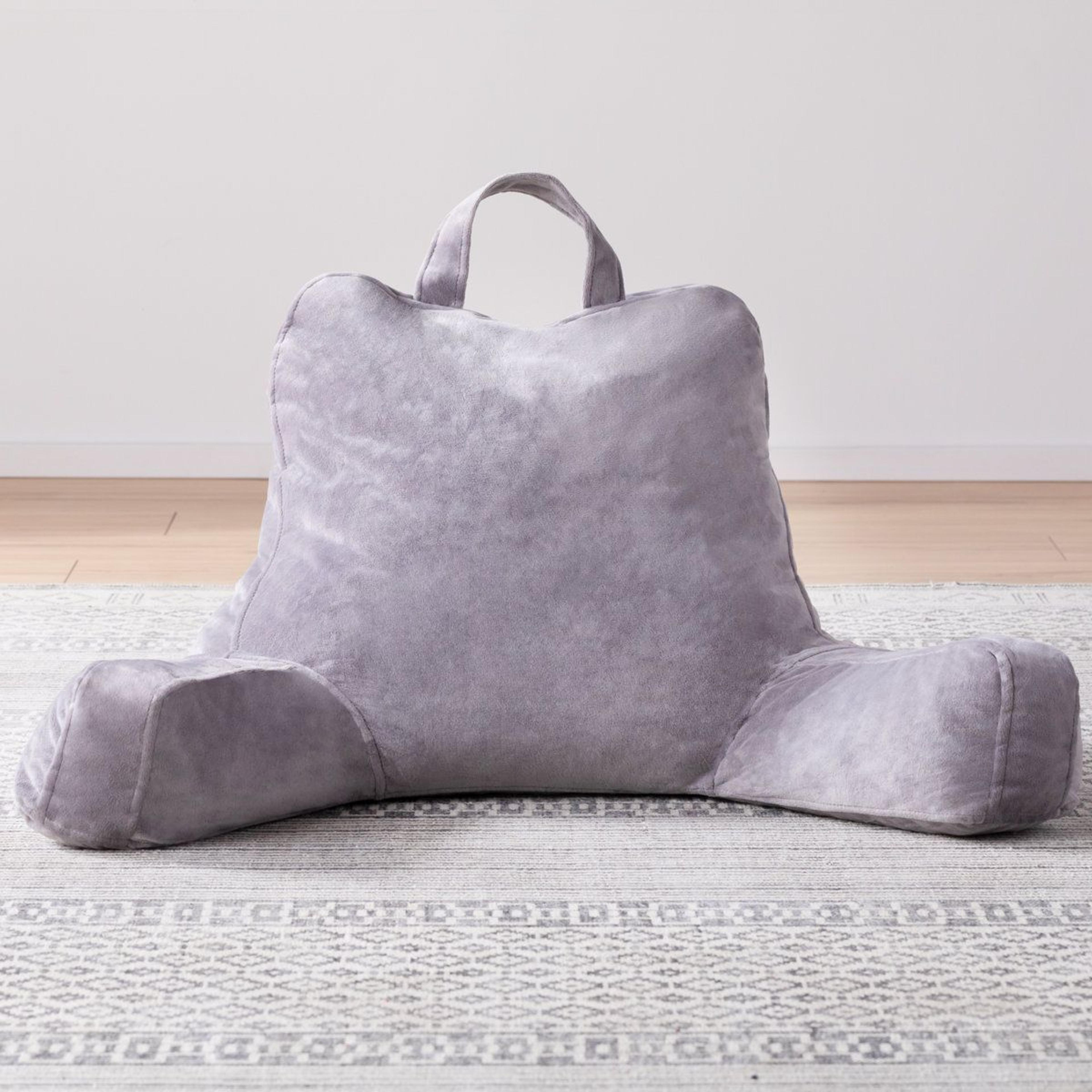 canales teen bedrest pillow with arms shredded foam back support