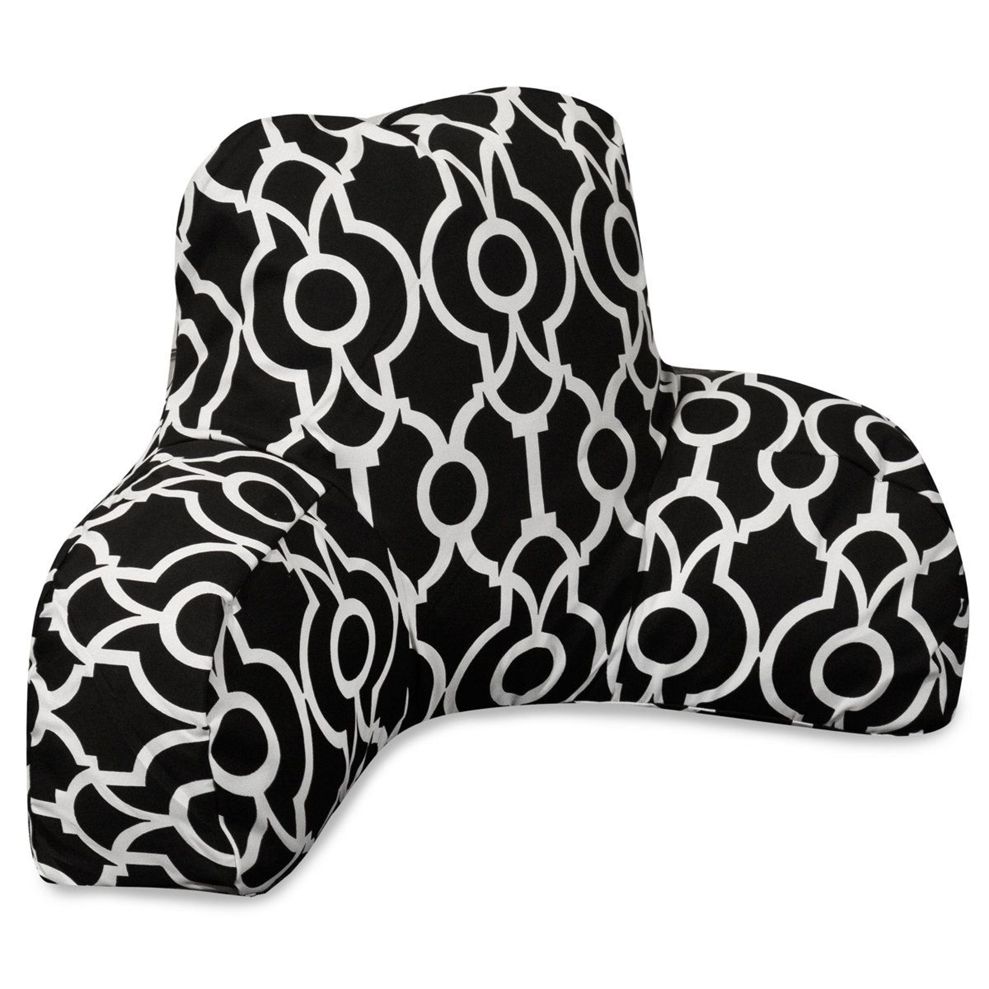 geometric outdoor backrest pillow reversible reading cushion