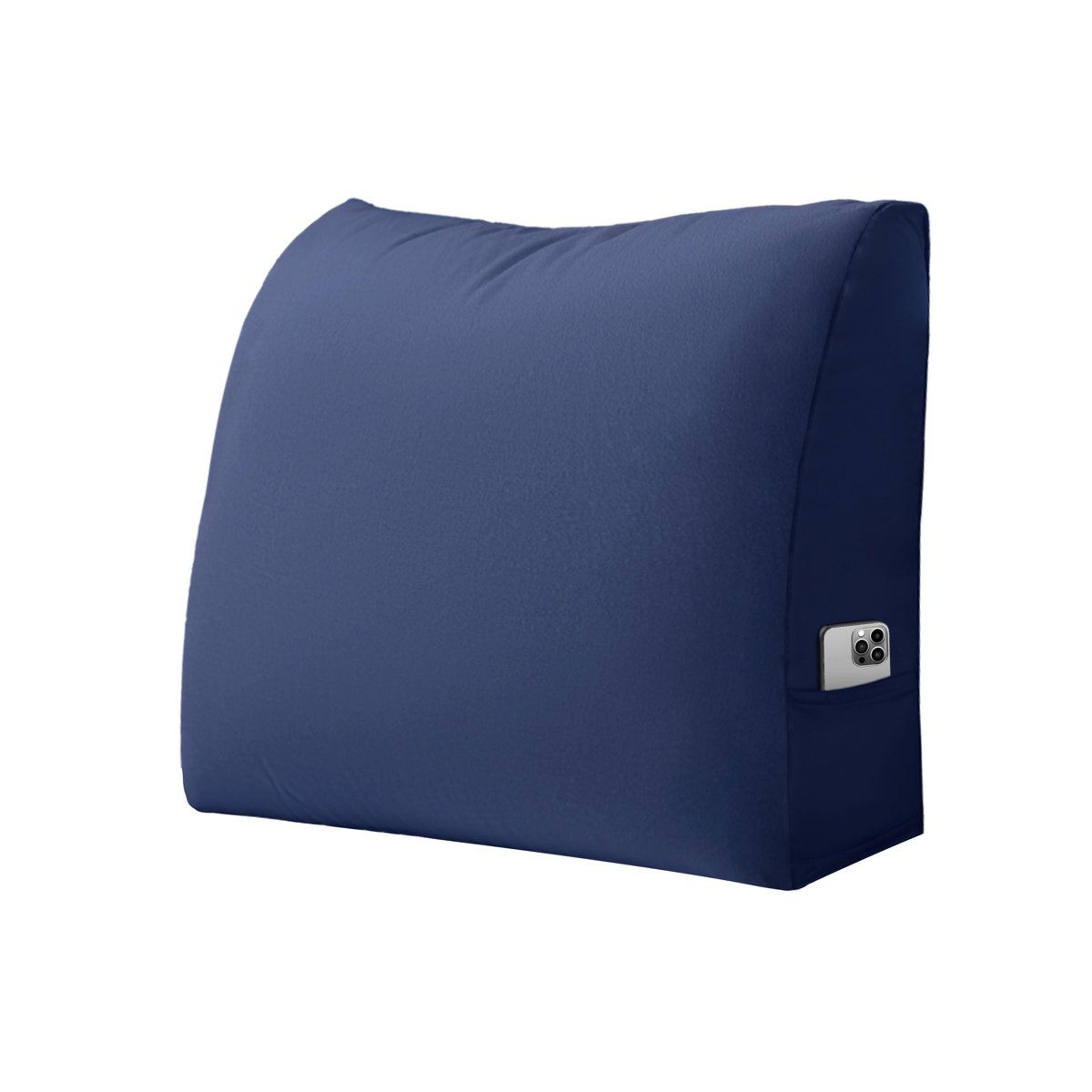 reversible back support pillow soft velvet reading pillow for bed sofa and chair