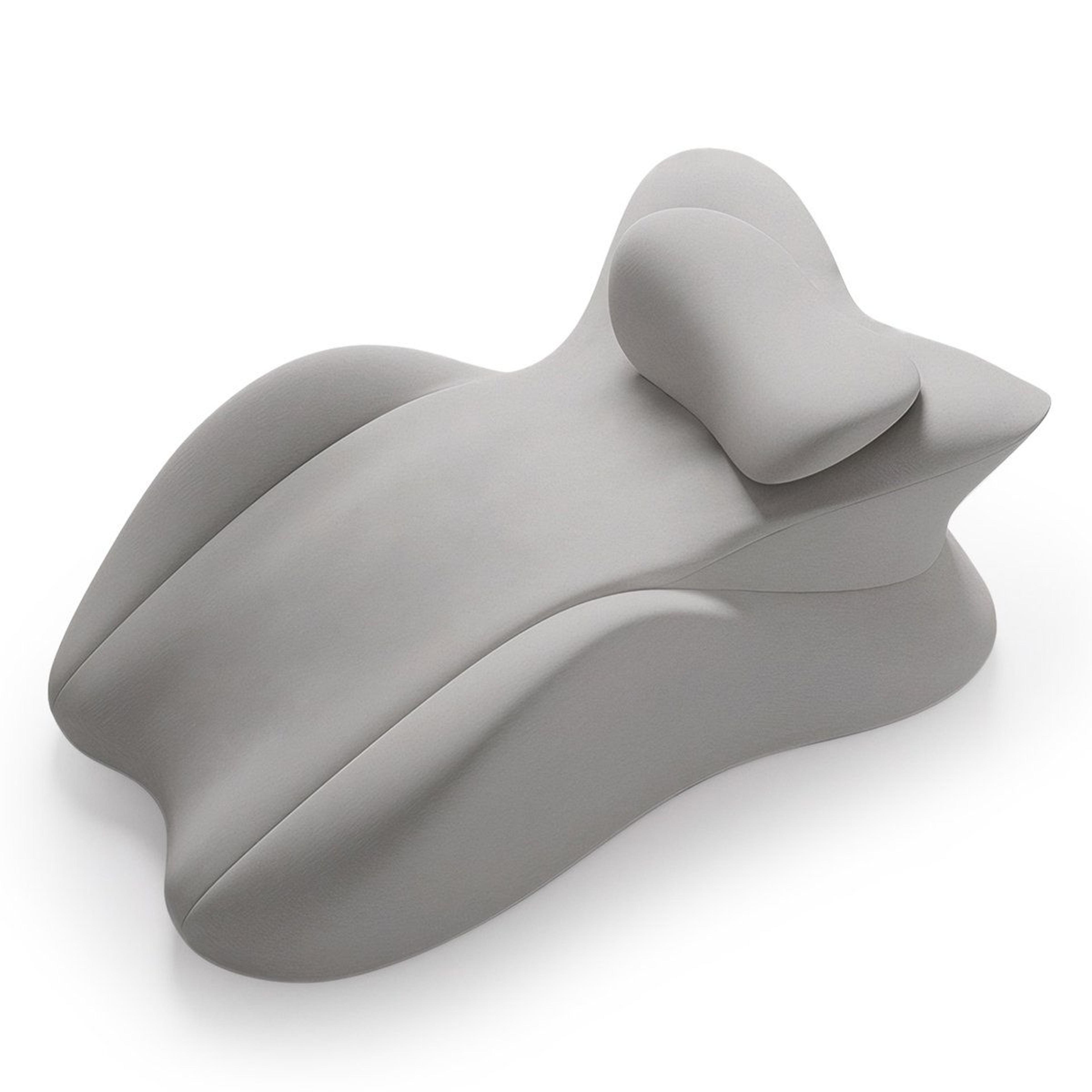 ergonomic memory foam reading pillow for back neck and leg support