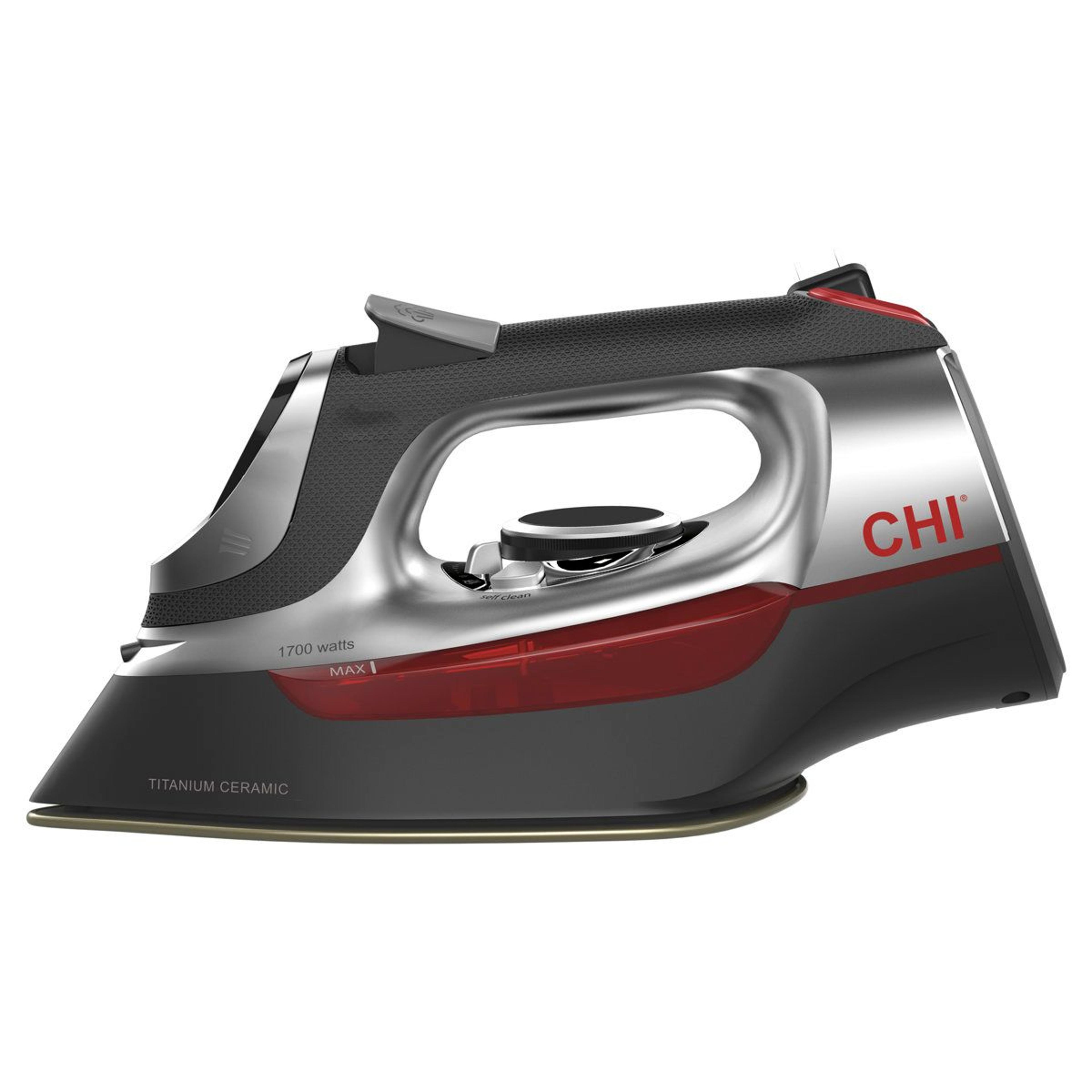 1700 watt professional non stick steam iron with ceramic soleplate