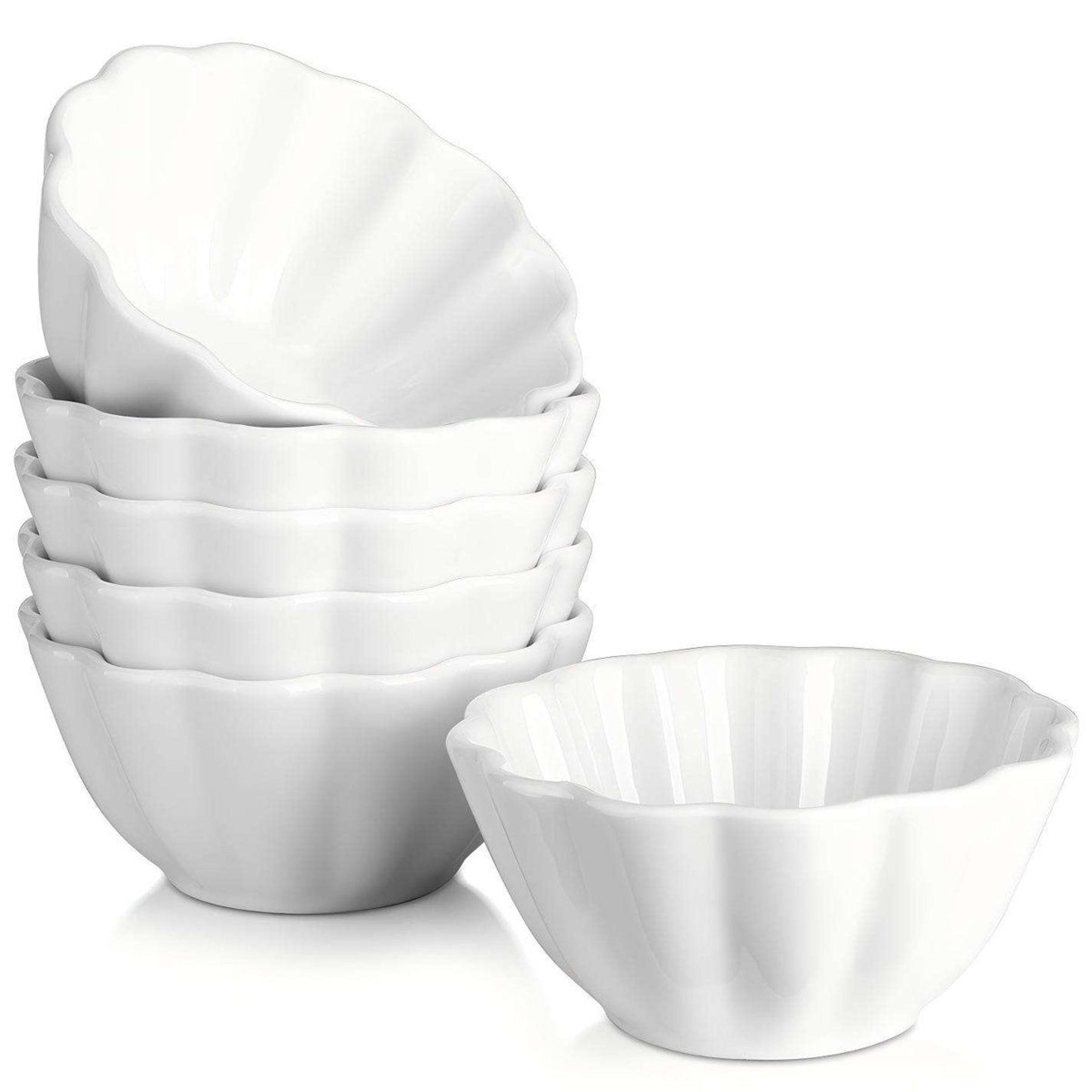 floral porcelain ramekins set of 6 decorative baking cups