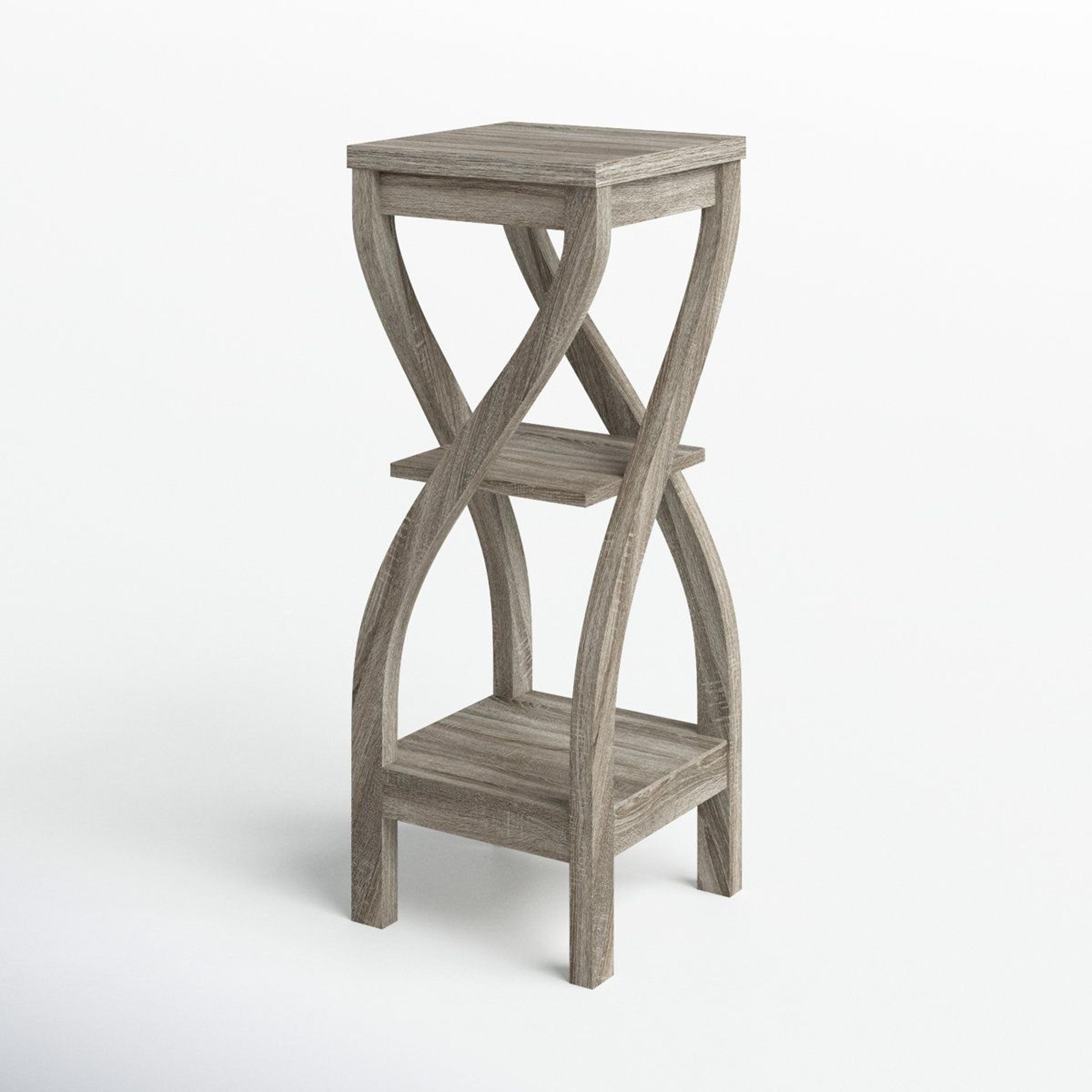 glasser 3 tier plant stand indoor plant shelf accent table