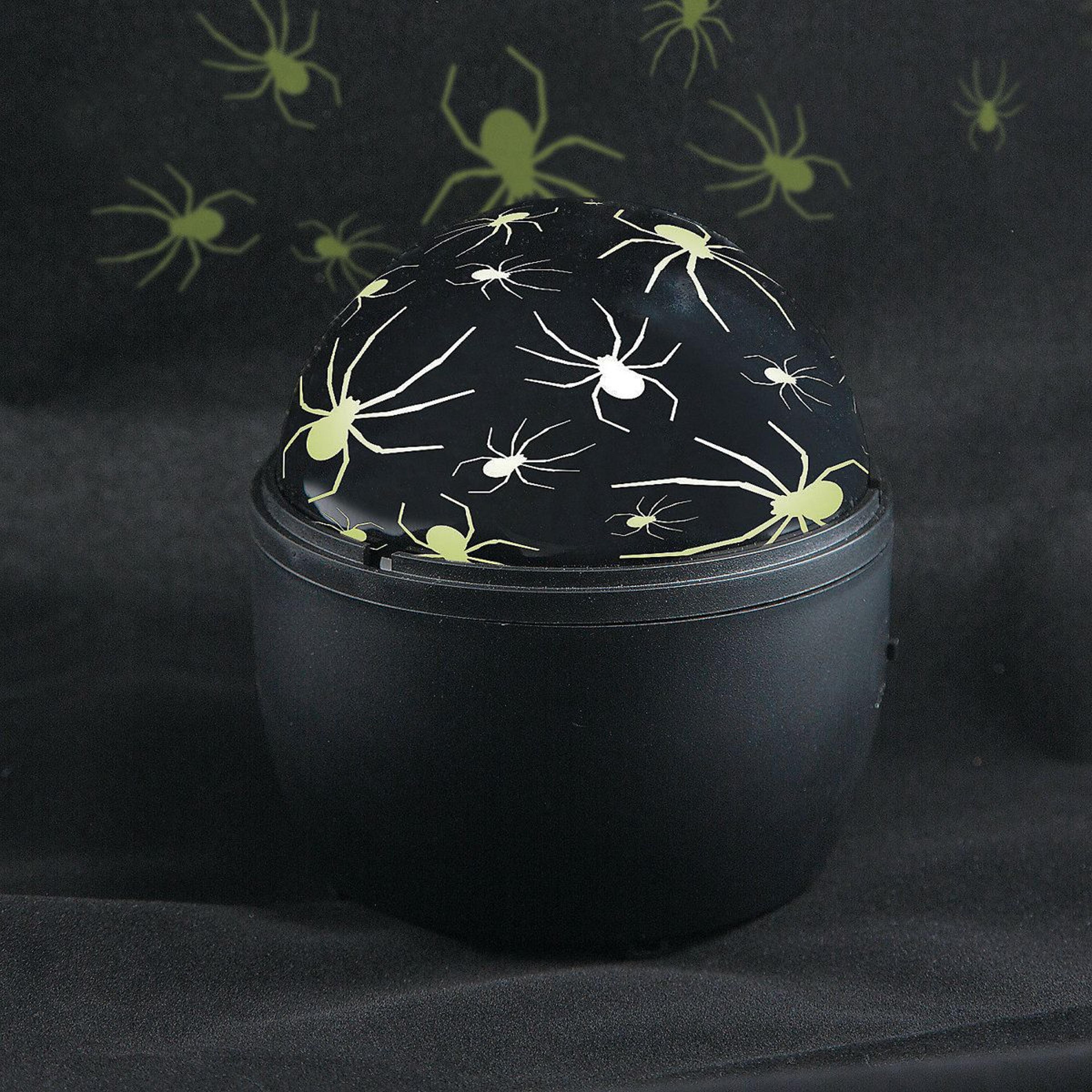 halloween spider lantern rotating led light for halloween decorations