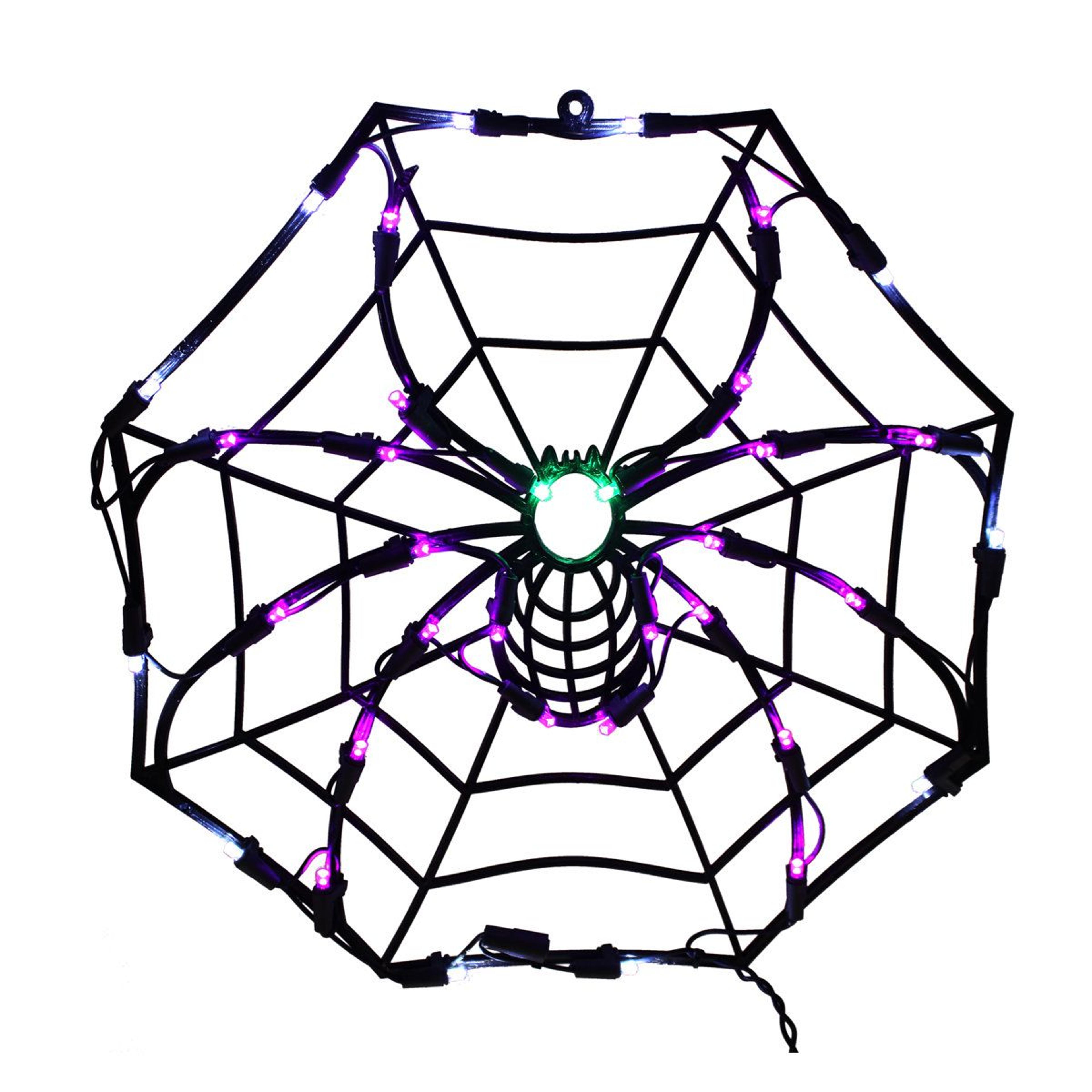 17 inch spider web led string lights with 35 wide angle leds