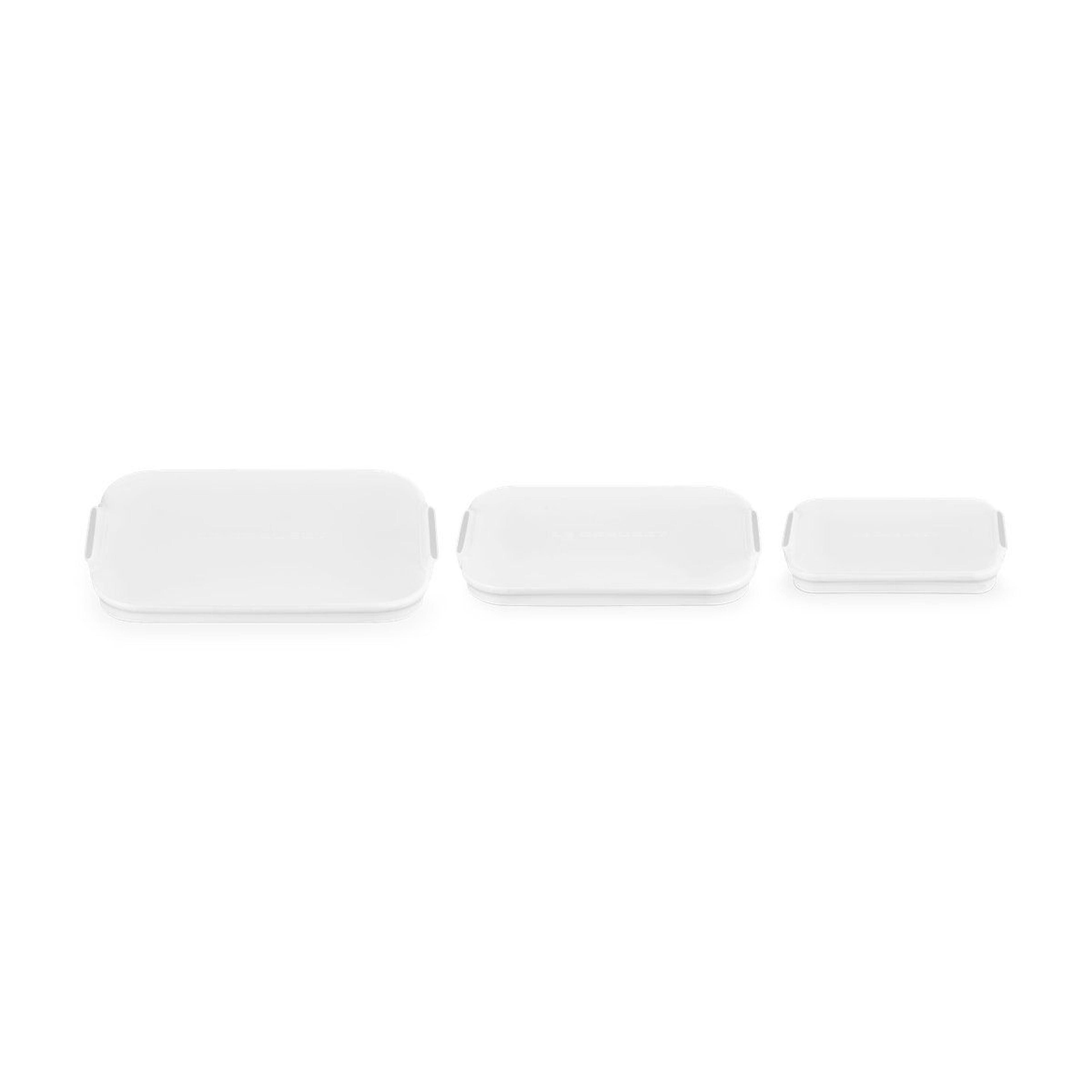 silicone stretch lids set of 3 clear flexible baking dish covers