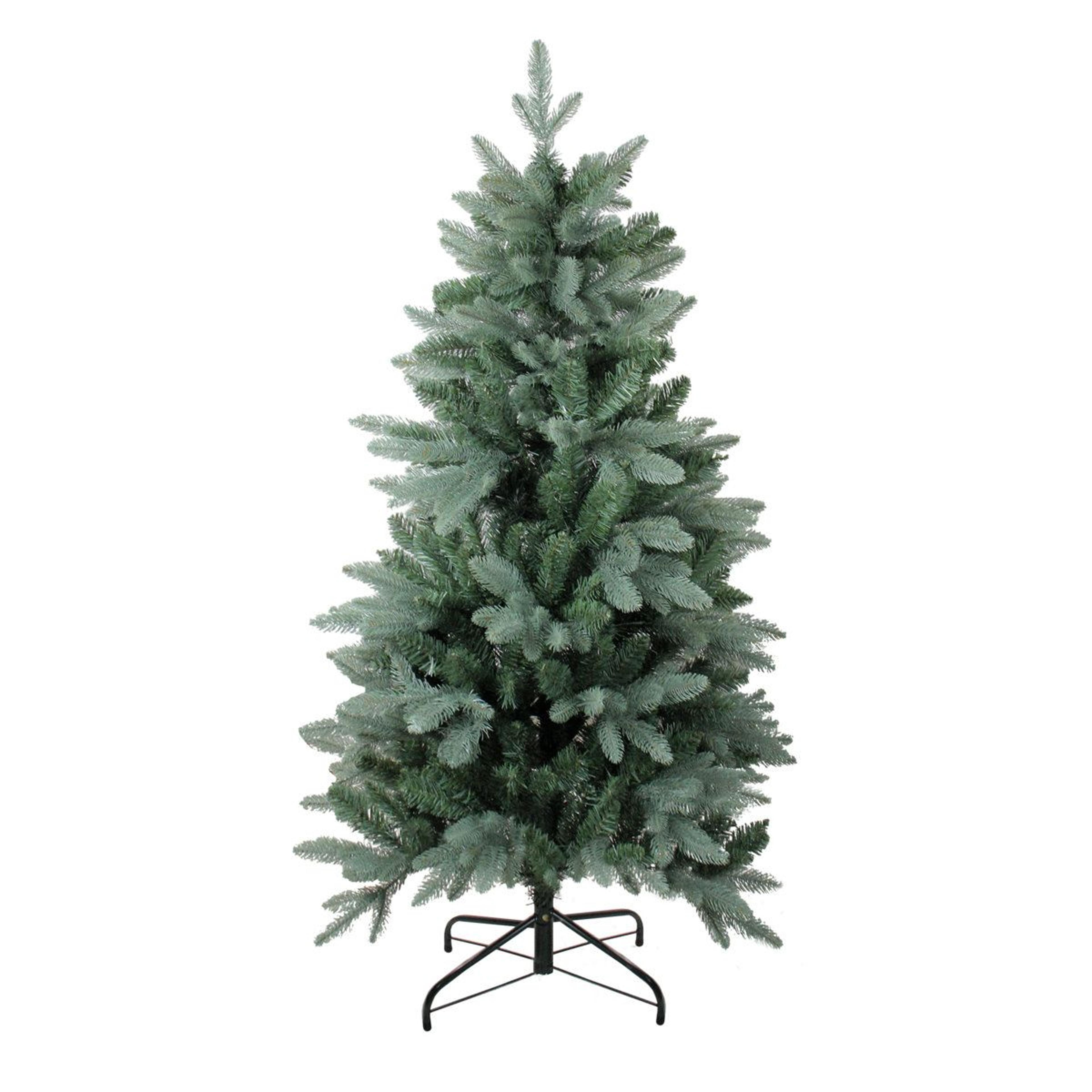 4.5 ft artificial christmas tree with 669 branch tips and metal stand