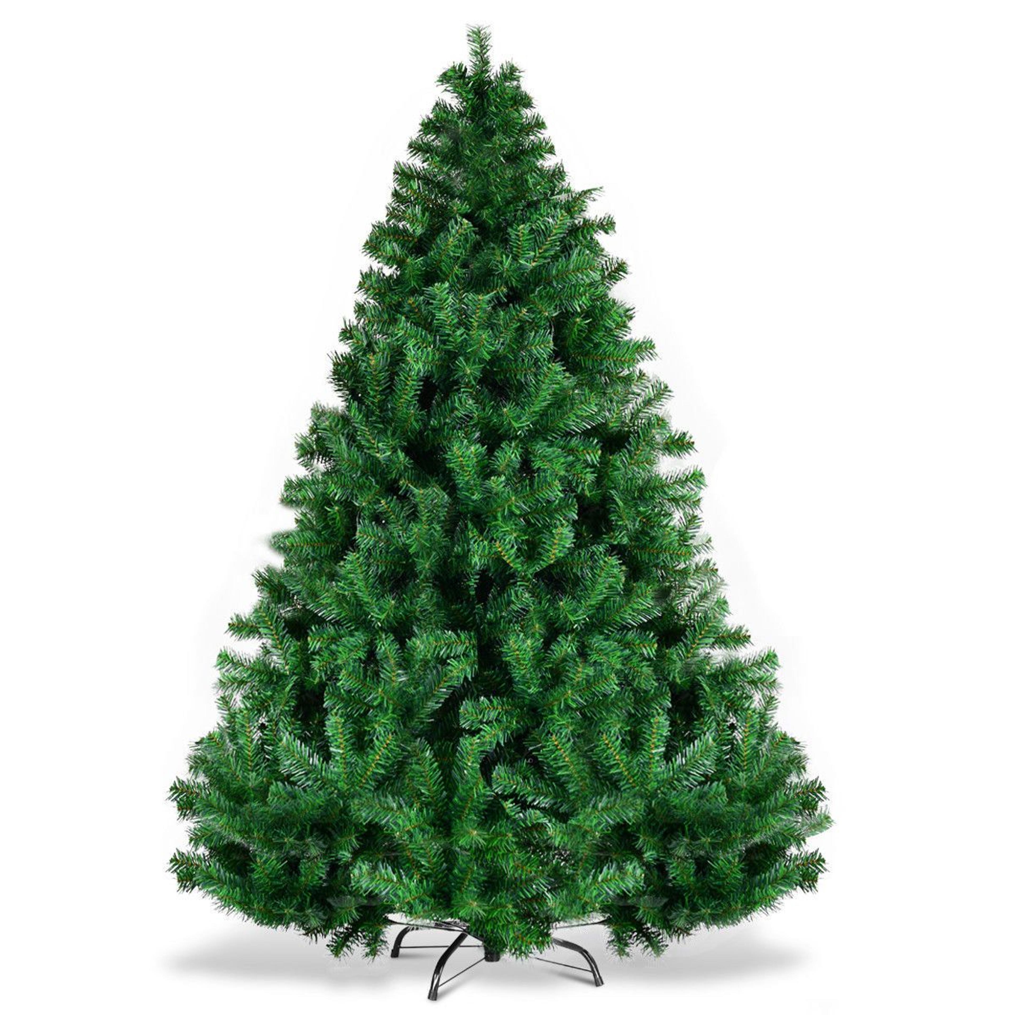 6 ft artificial pine christmas tree with 1000 pvc branch tips