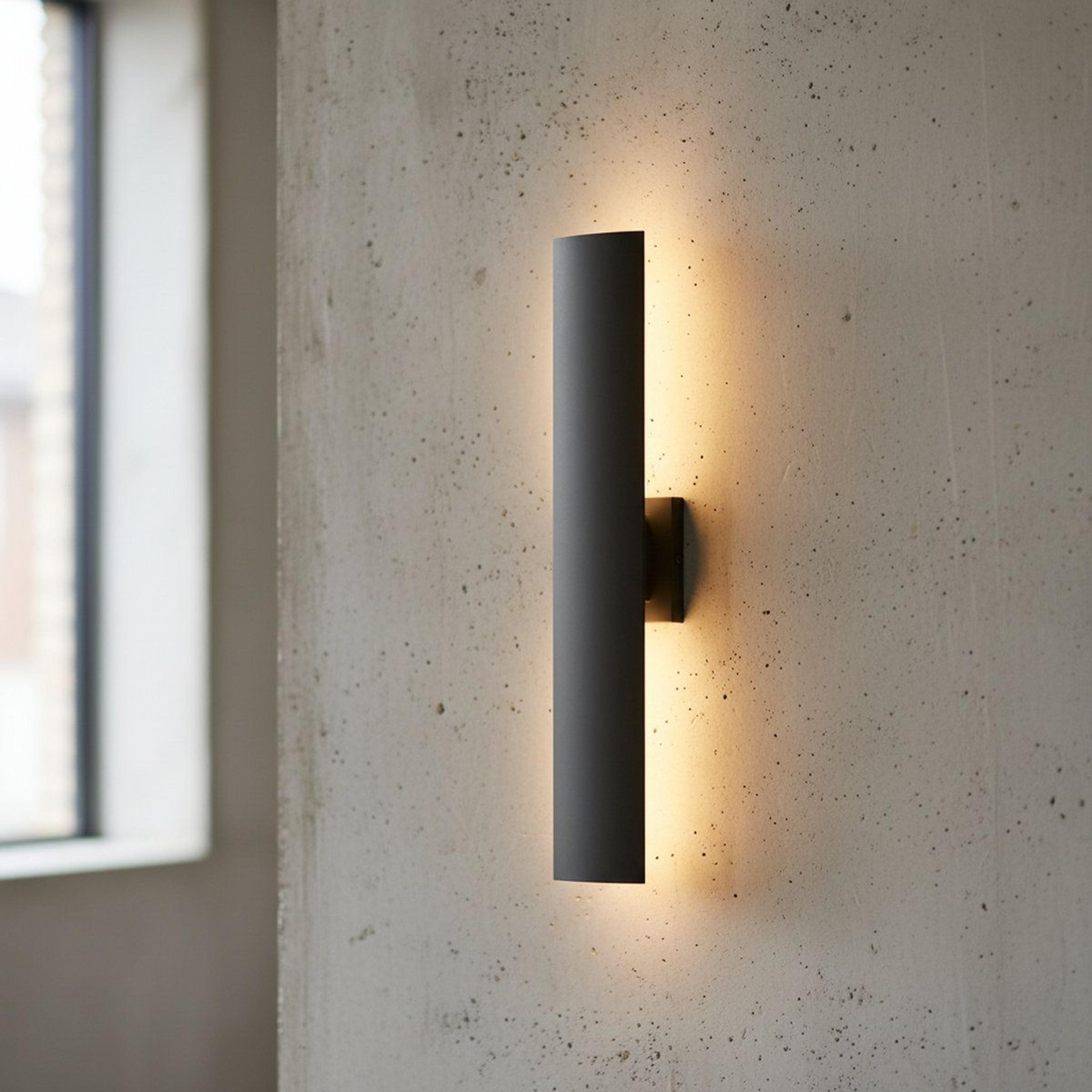 modern aluminum led outdoor wall sconce with triac dimming