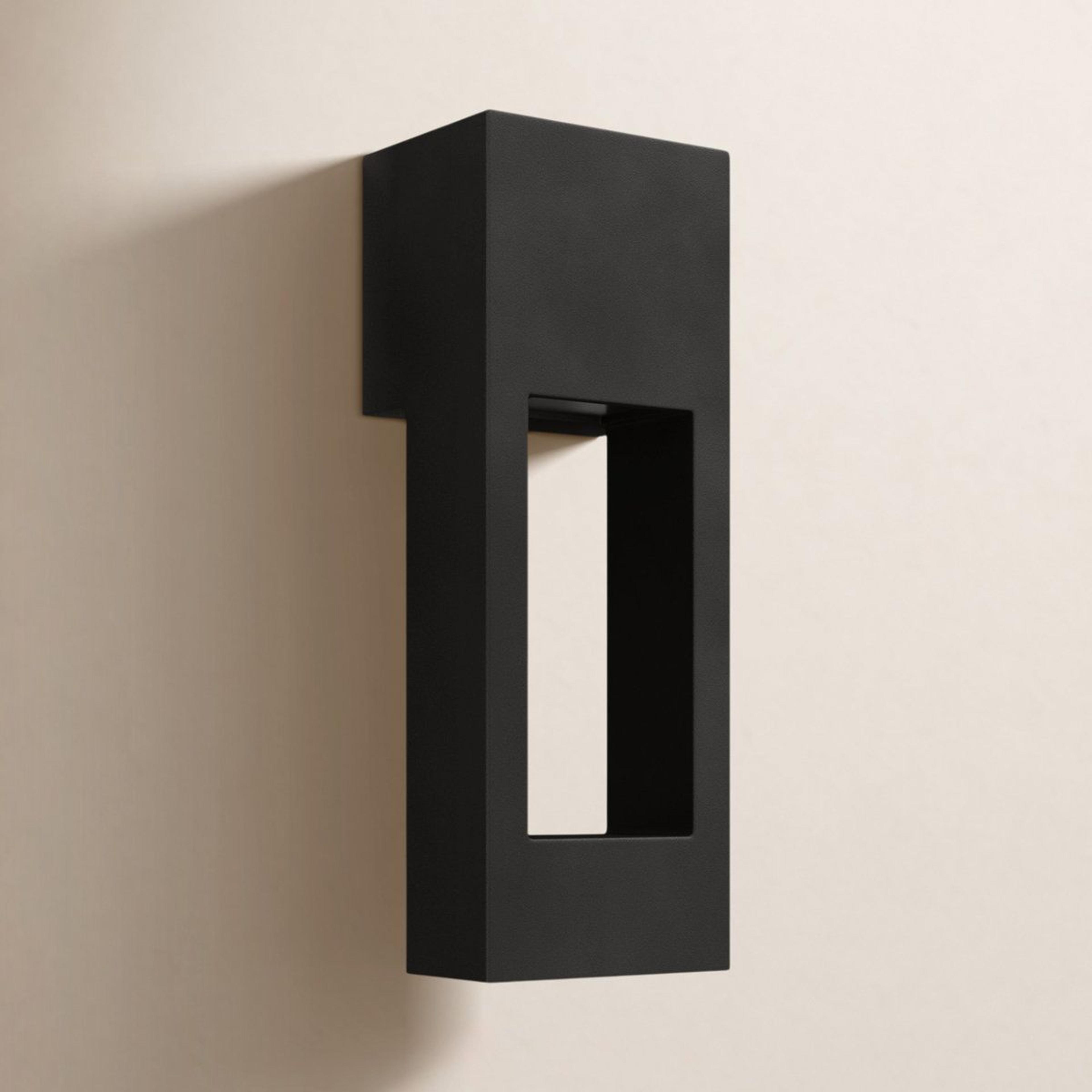 outdoor integrated led wall light with dimmable 3000k illumination