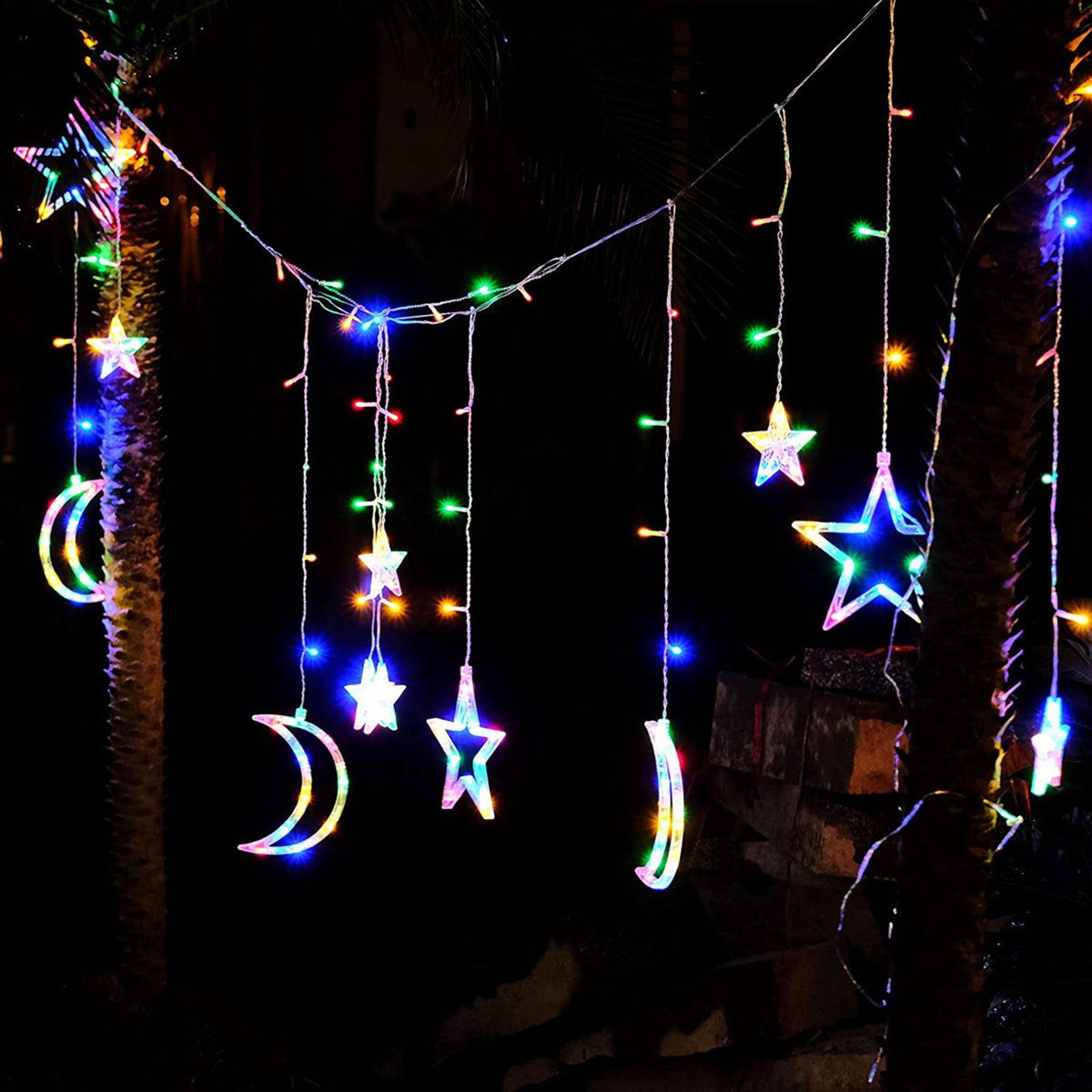 solar powered fairy string light with remote timer and color changing led