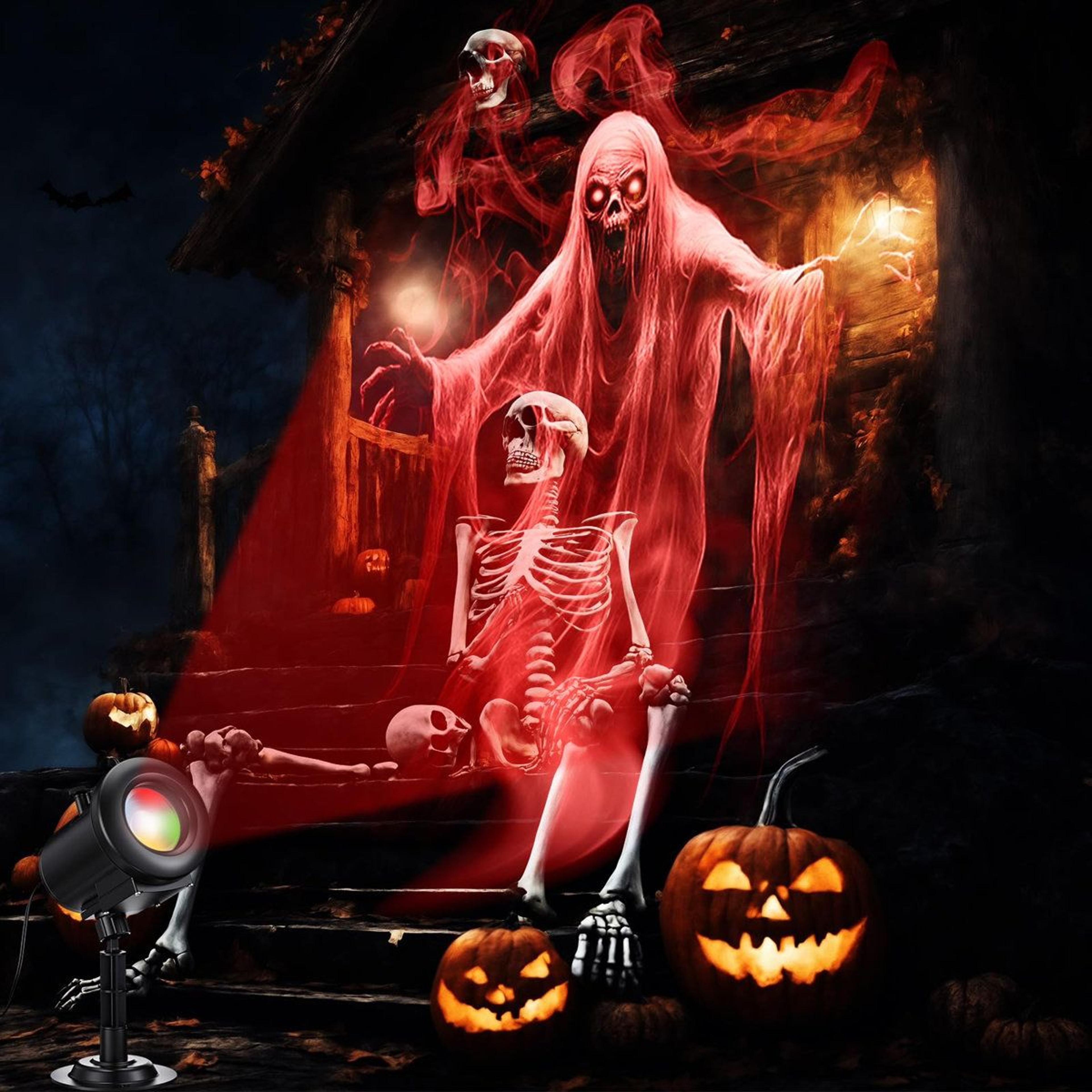 3d halloween projector lights outdoor indoor 12 effects led dynamic lights remote control
