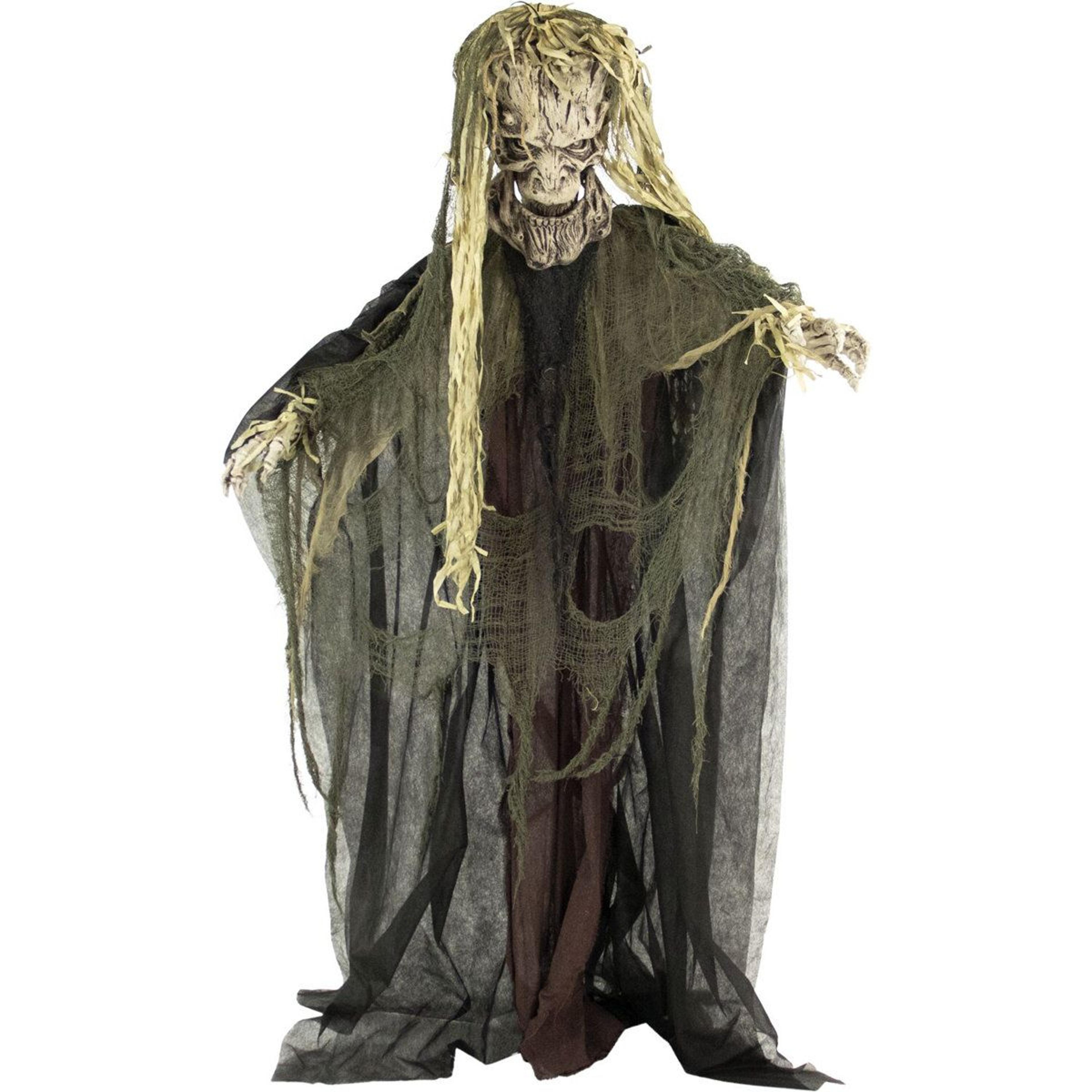 life size tree man halloween animatronic 6.25 ft touch activated decor