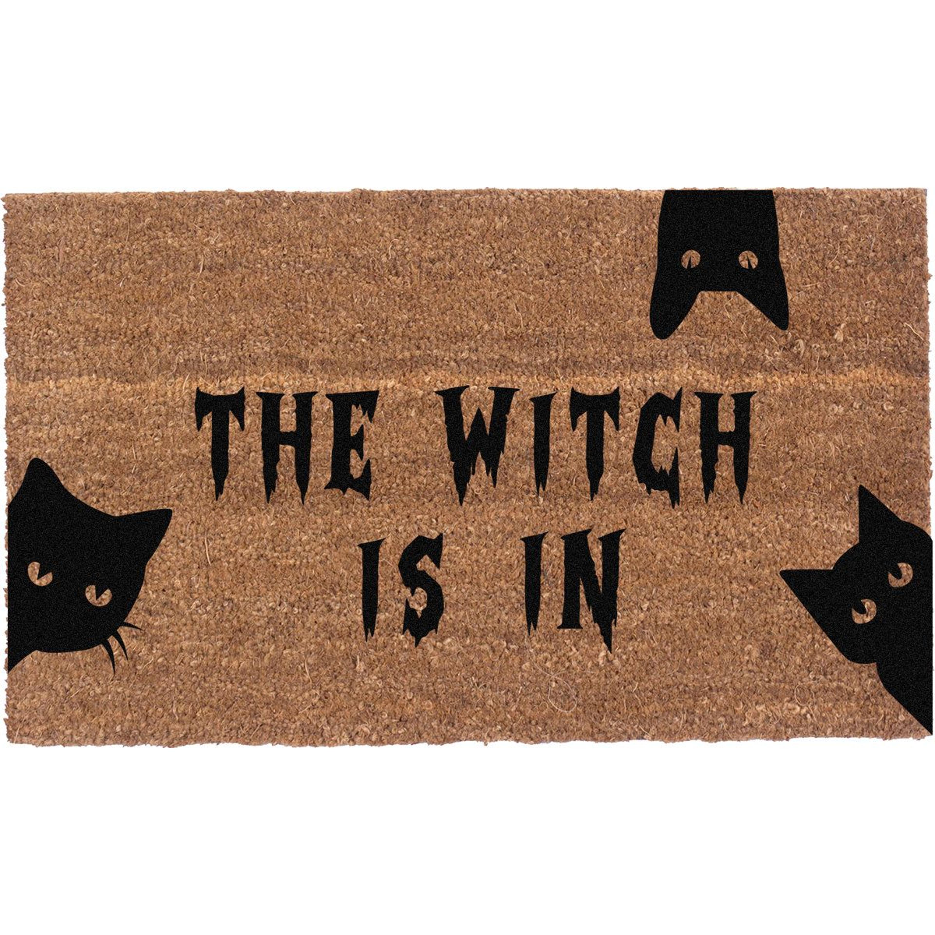 non slip outdoor coir door mat natural coconut fiber entrance doormat 18 x 30 inch