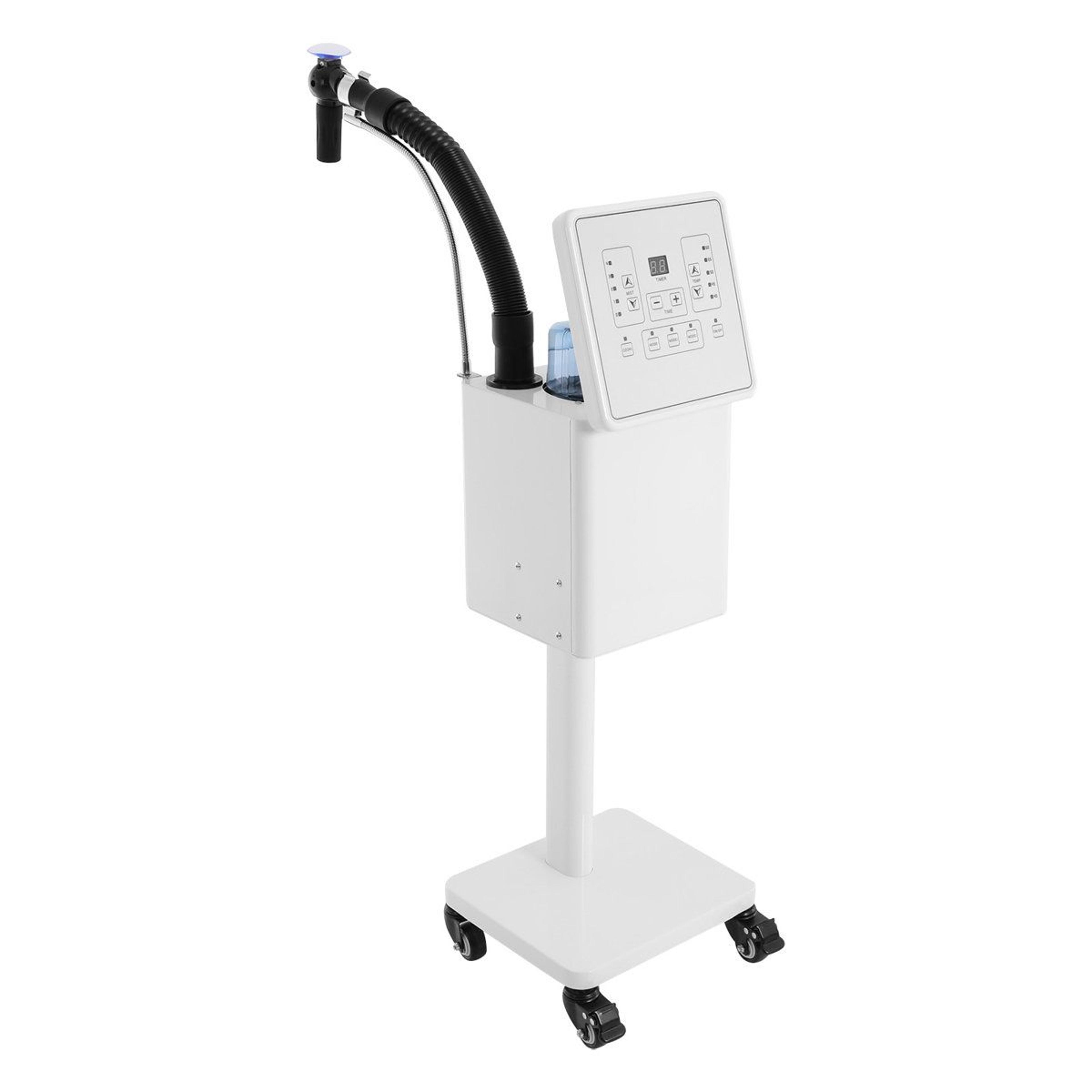 nano hair steamer with wheels adjustable temperature salon hair moisturizer