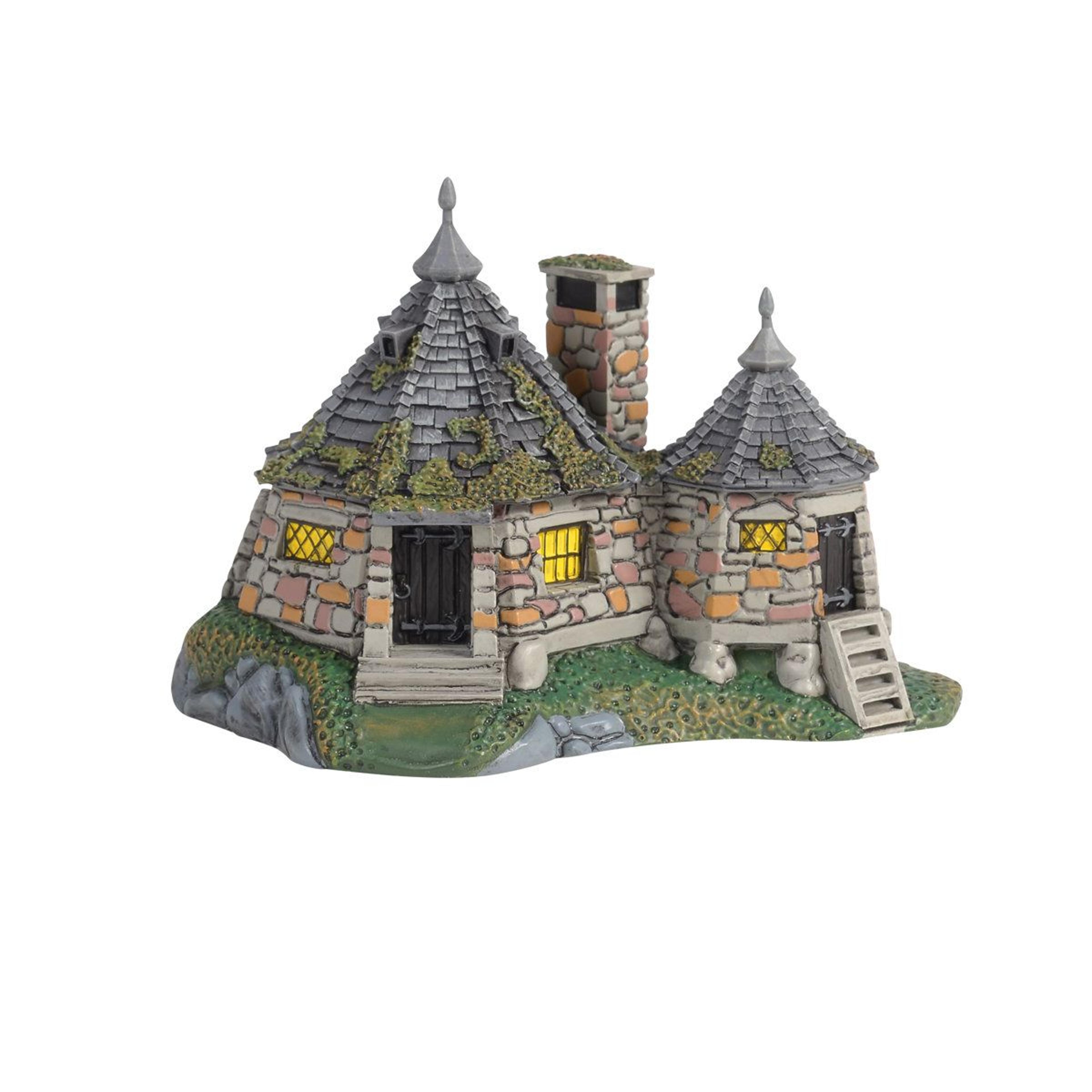 hagrid's hut miniature figurine – harry potter hand-painted resin collectible
