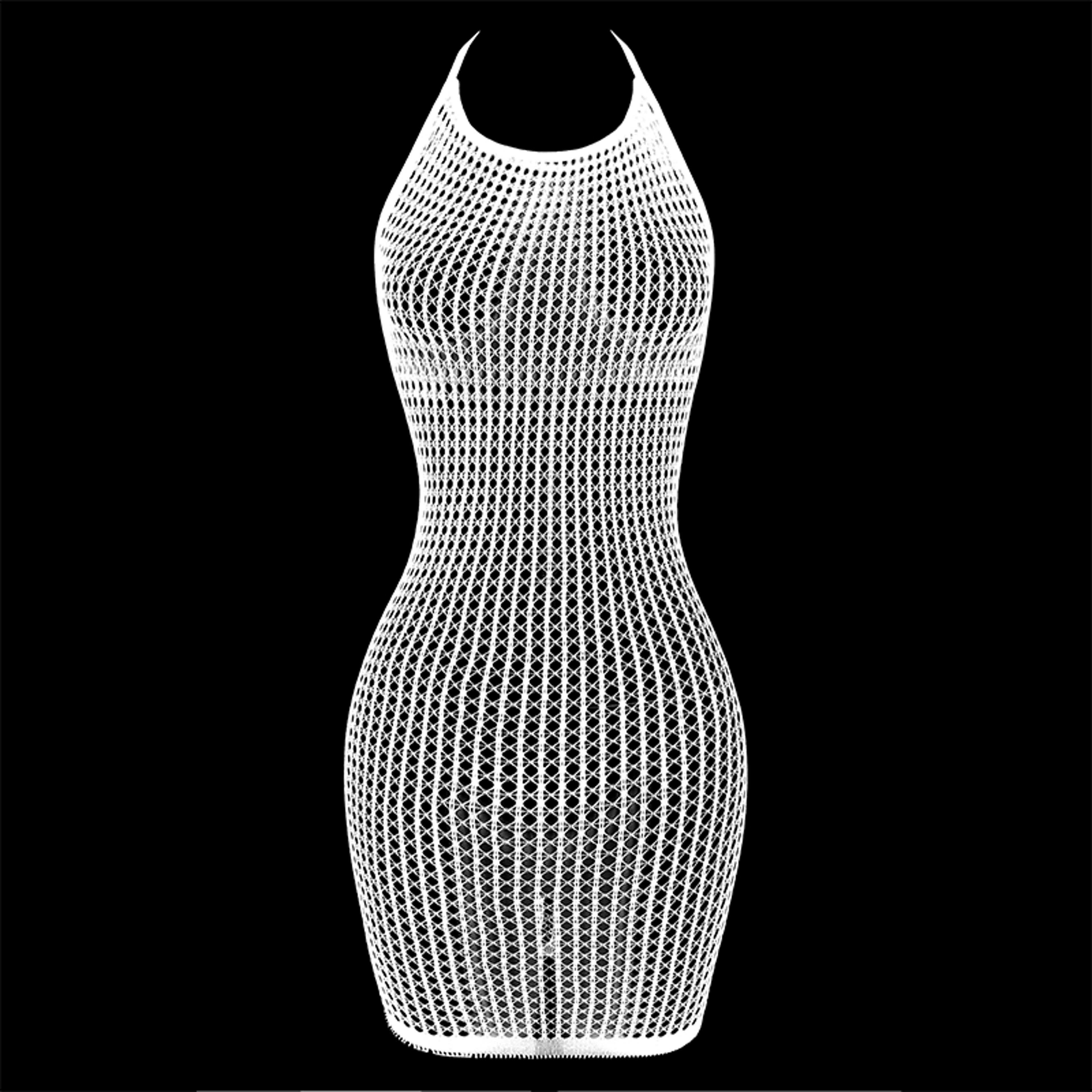 women sexy fishnet beach cover up see through bodycon dress