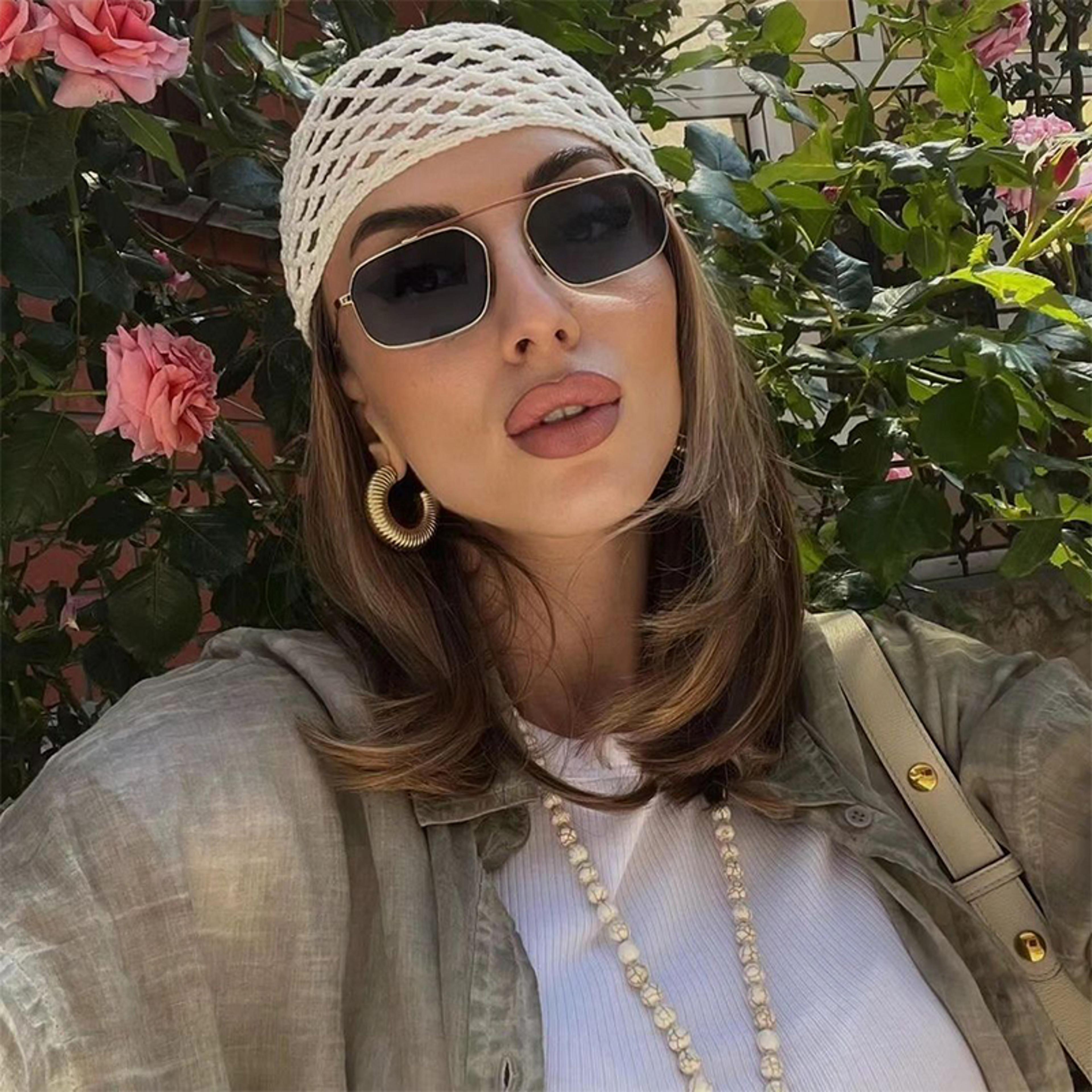 handmade cotton crochet sun hat for women