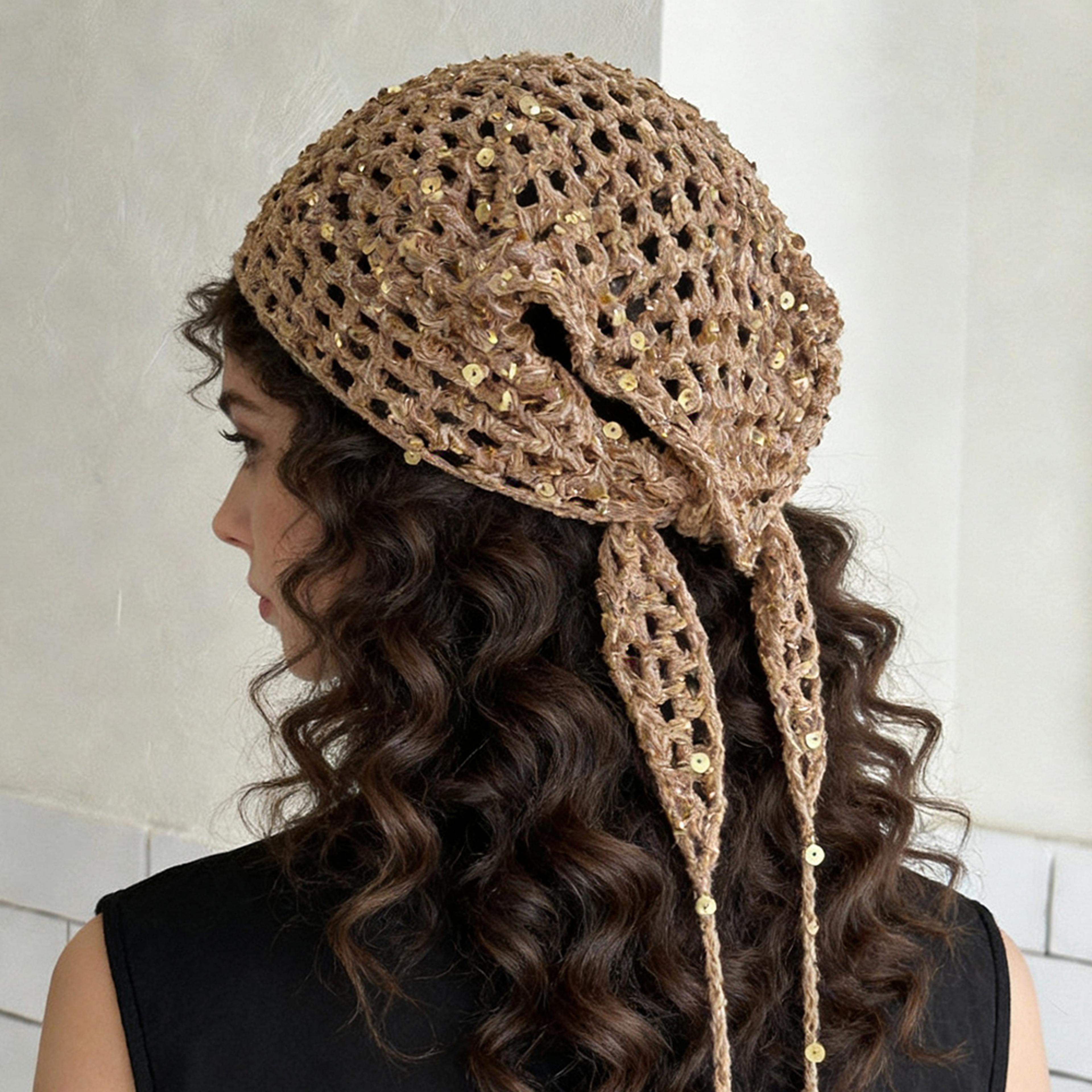 hair scarf and sequin headscarf for women