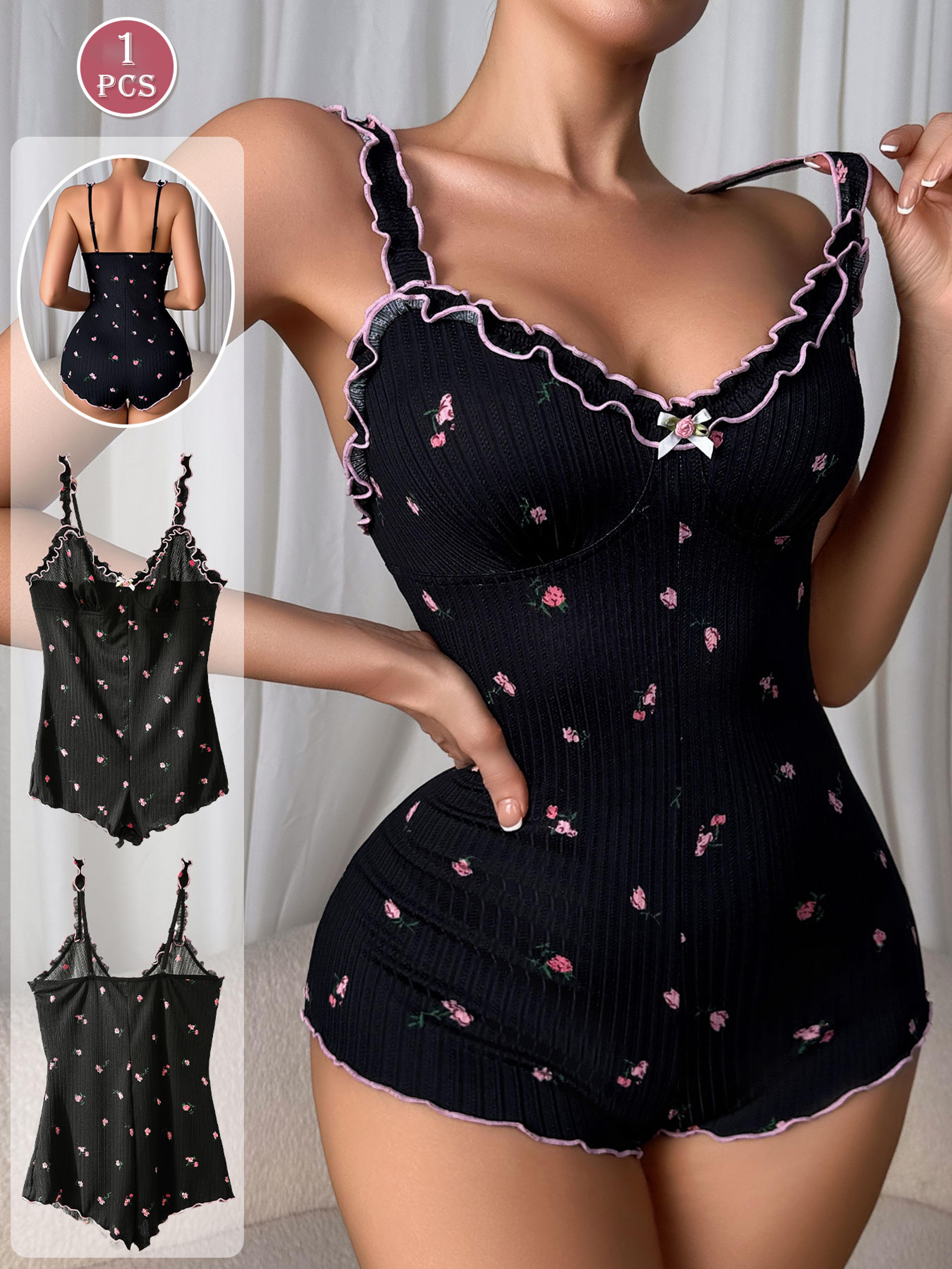 buttery soft women's loungewear one-piece sleeveless pajama jumpsuit