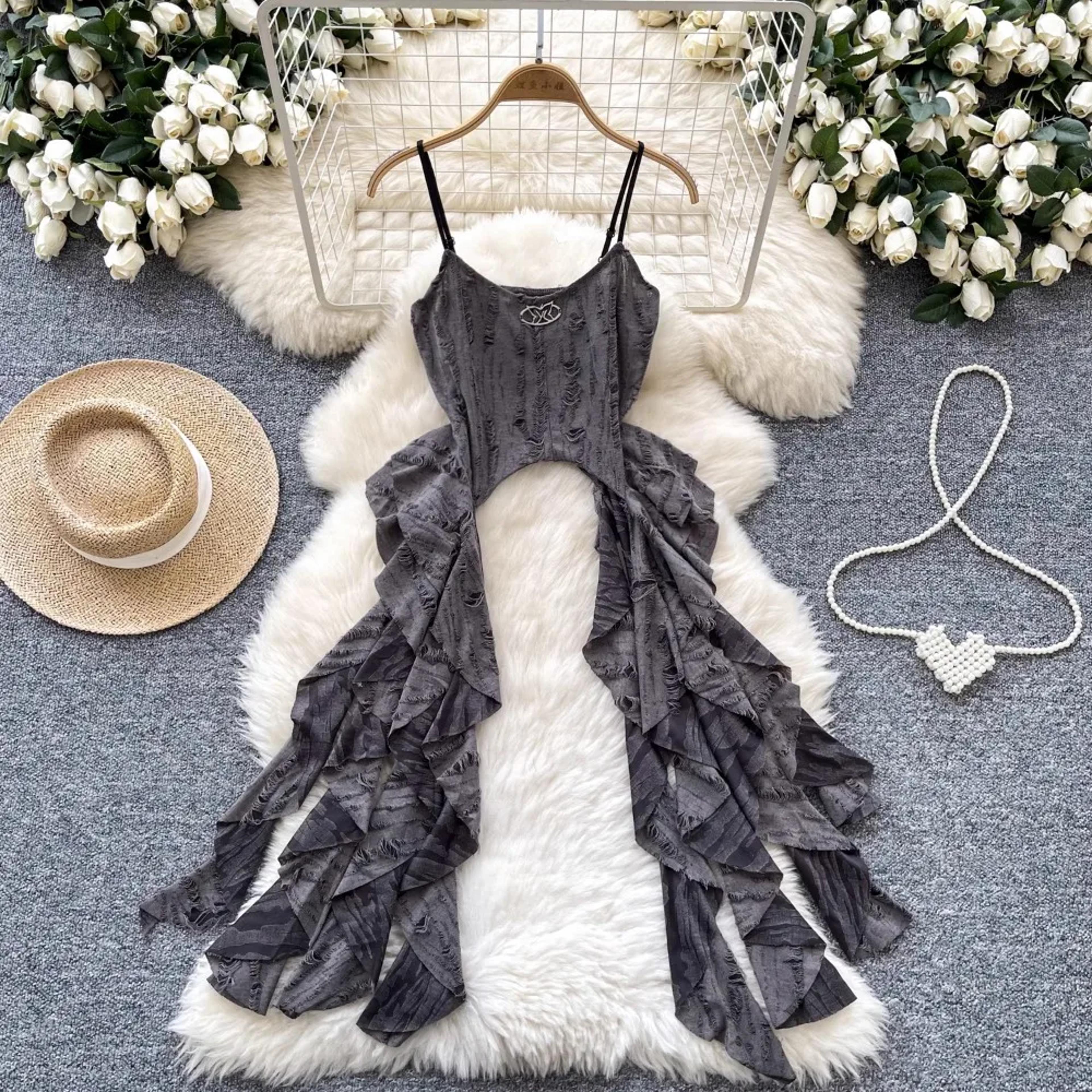 vintage asymmetrical cami top