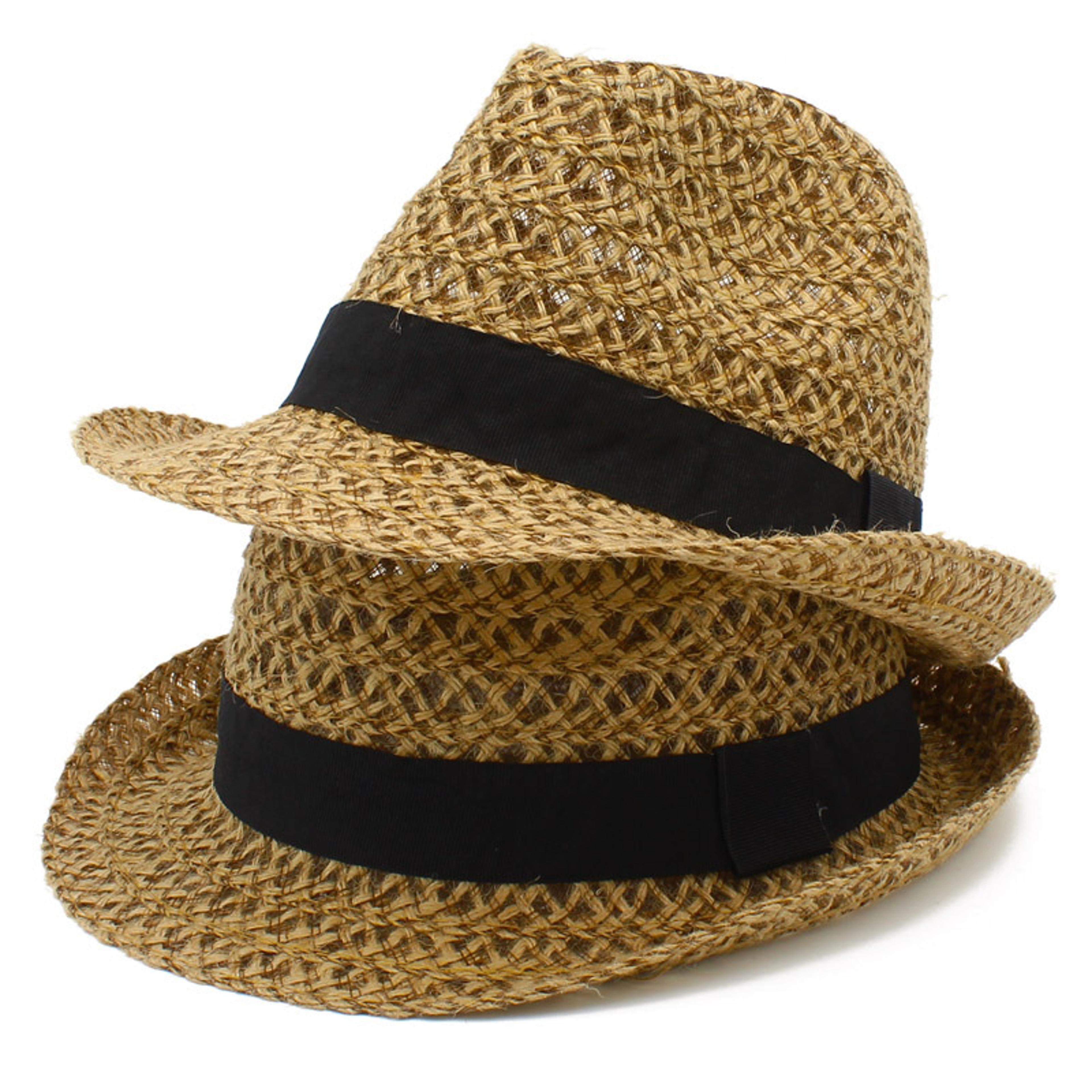 classic breathable sun straw hat for seniors