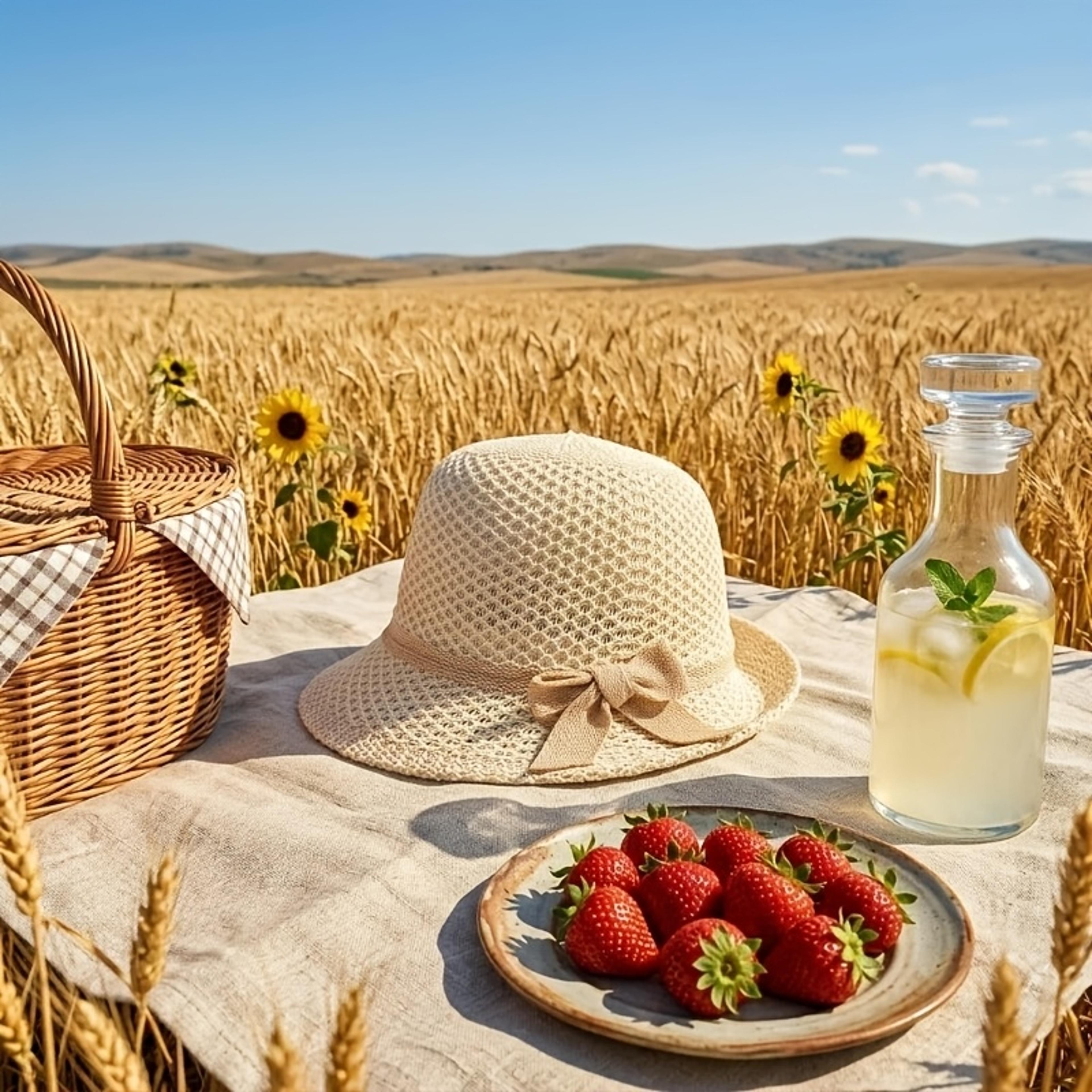 chic bow sun hat for women