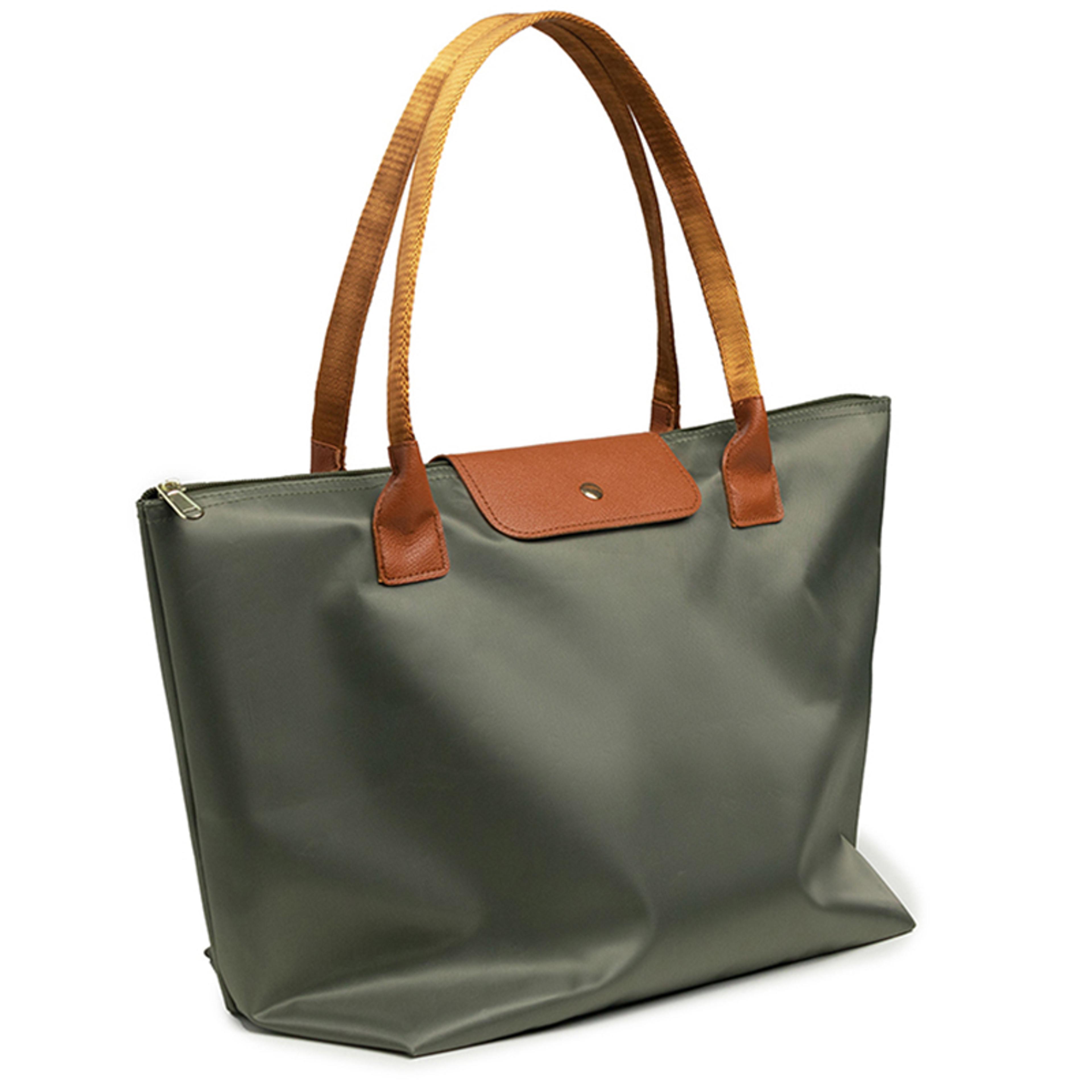 oxford tote bag large capacity water-resistant shoulder bag