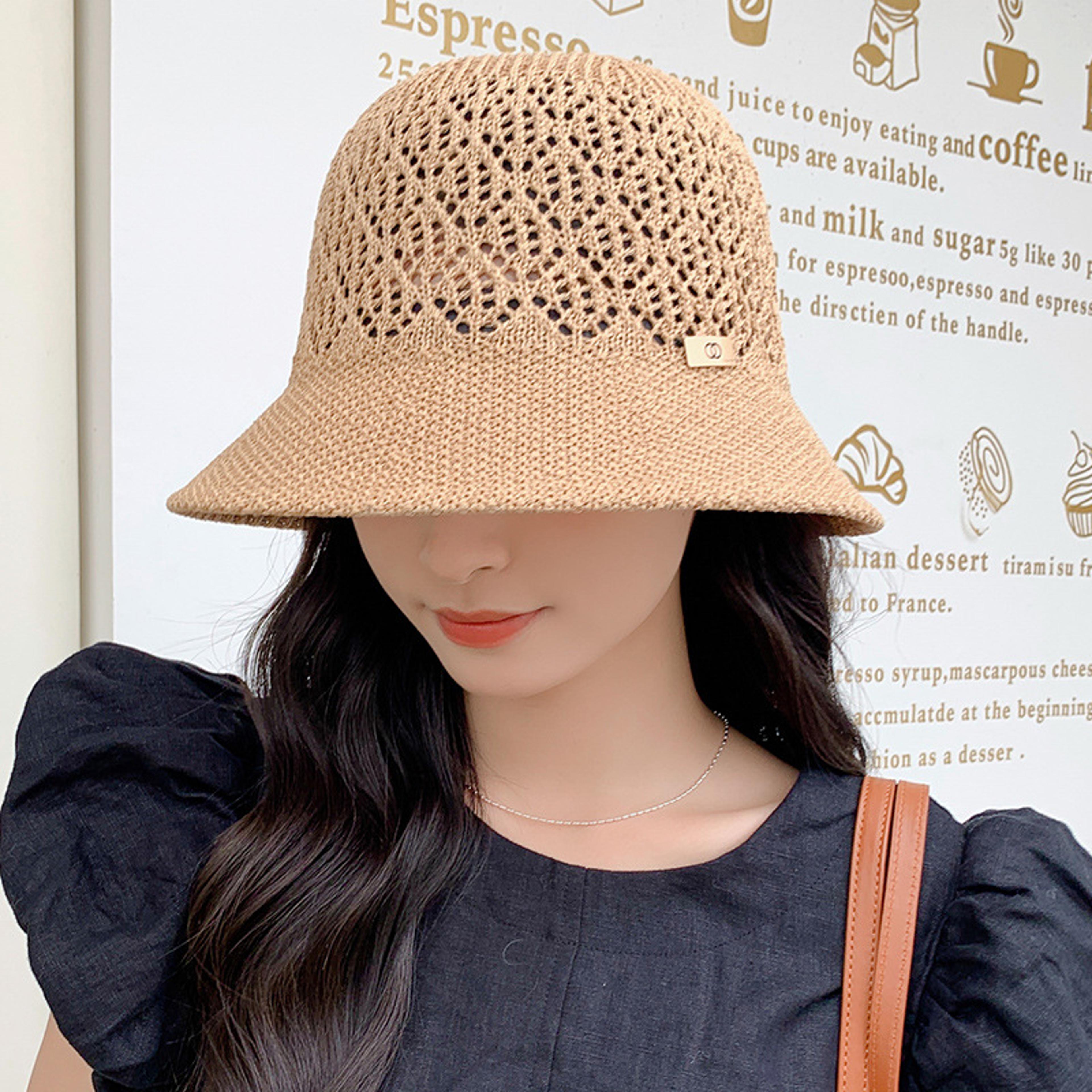 breathable women summer sun protection bucket hat