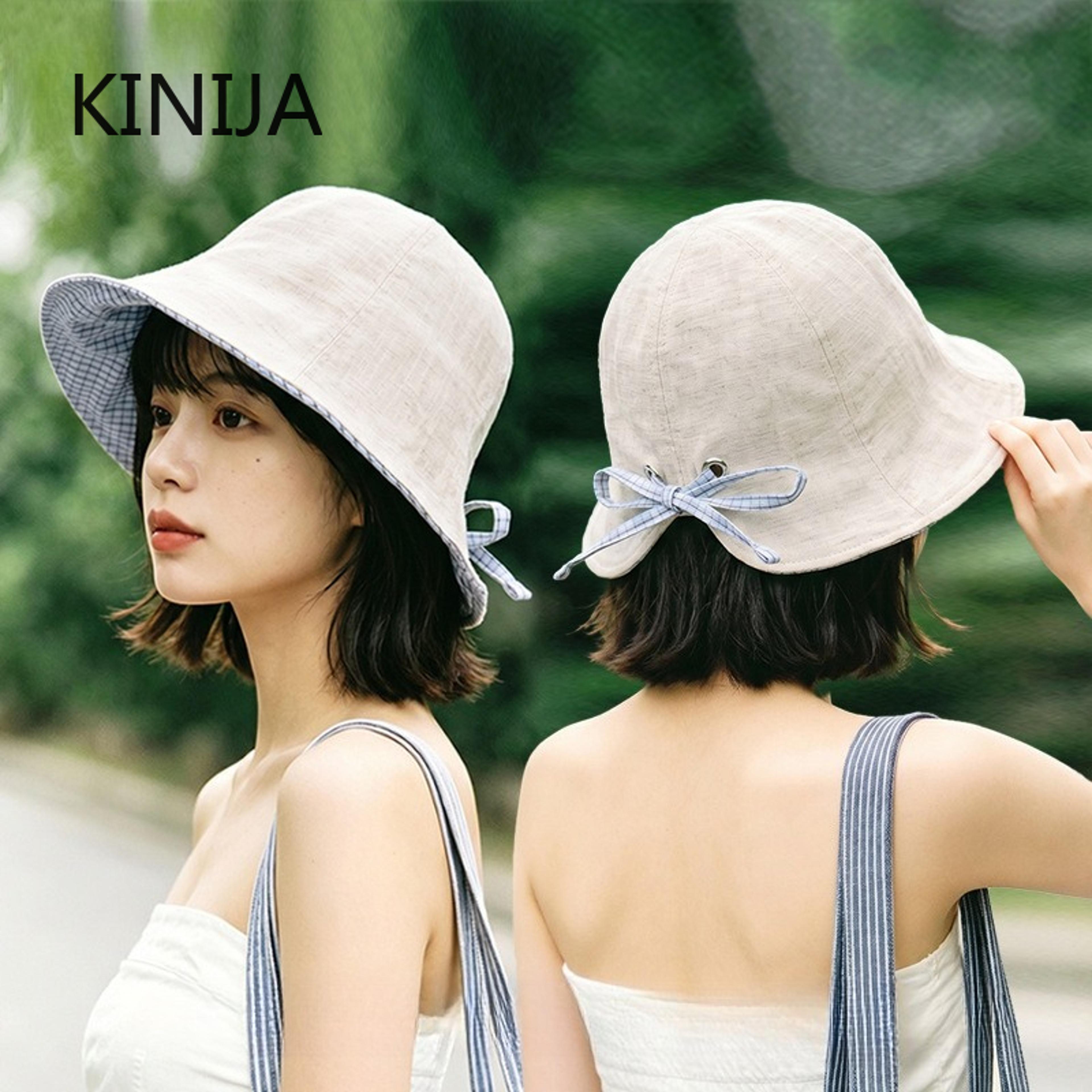 korean style womens bucket hat uv protection summer fisherman cap
