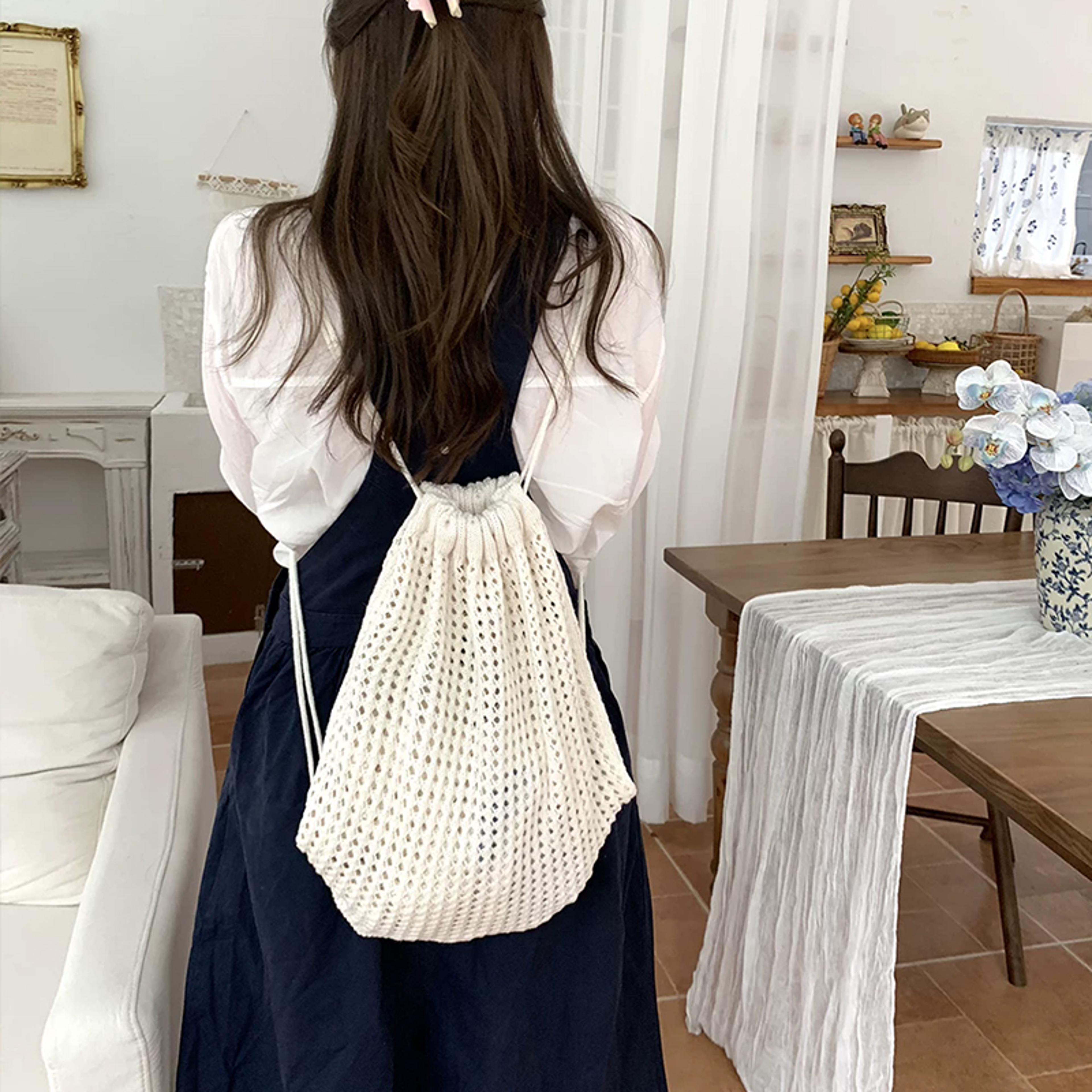 bohemian crochet shoulder bag
